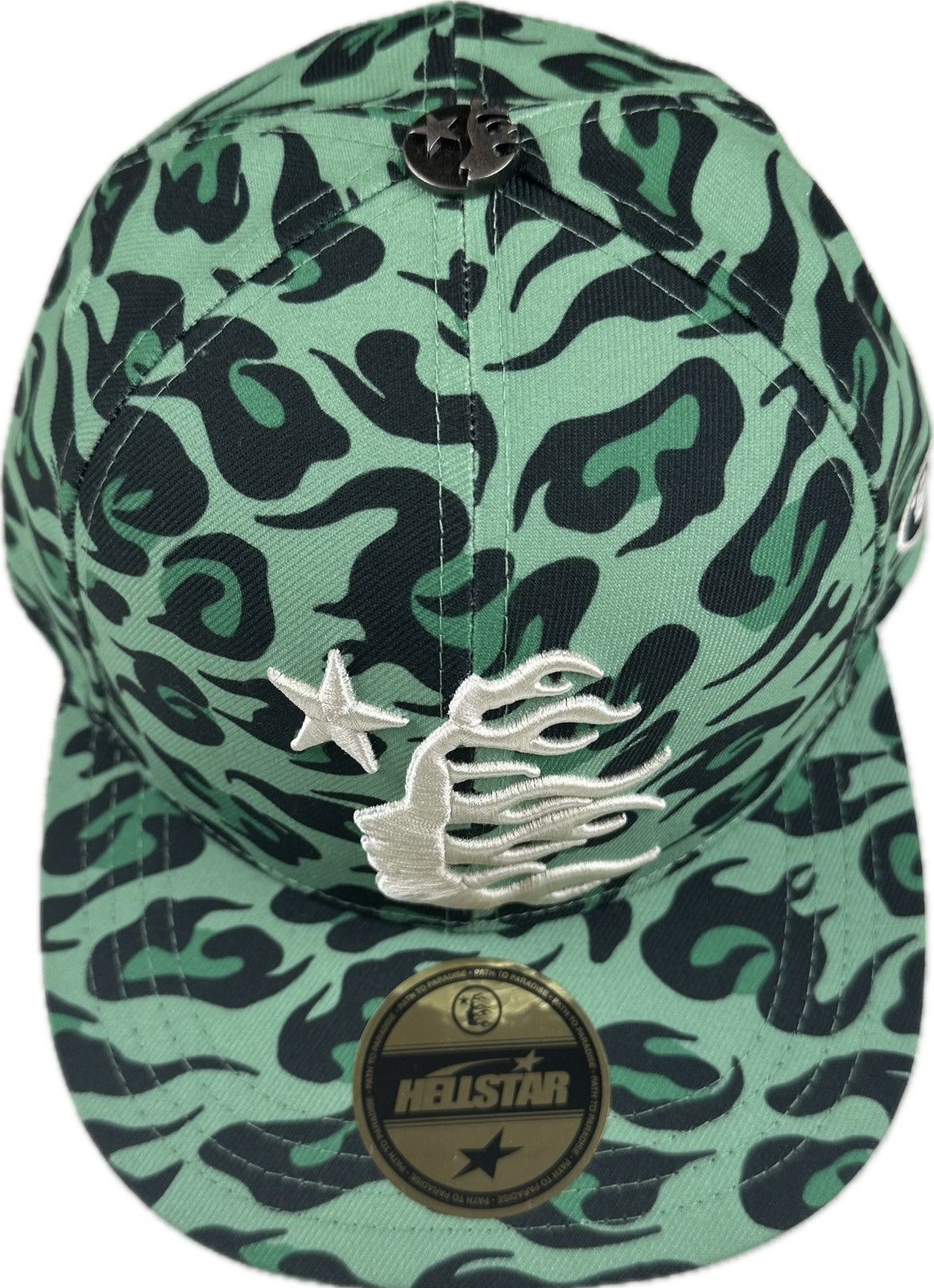 HELLSTAR Hellstar Cheetah Print Fitted Hat 7 1/4 | Grailed
