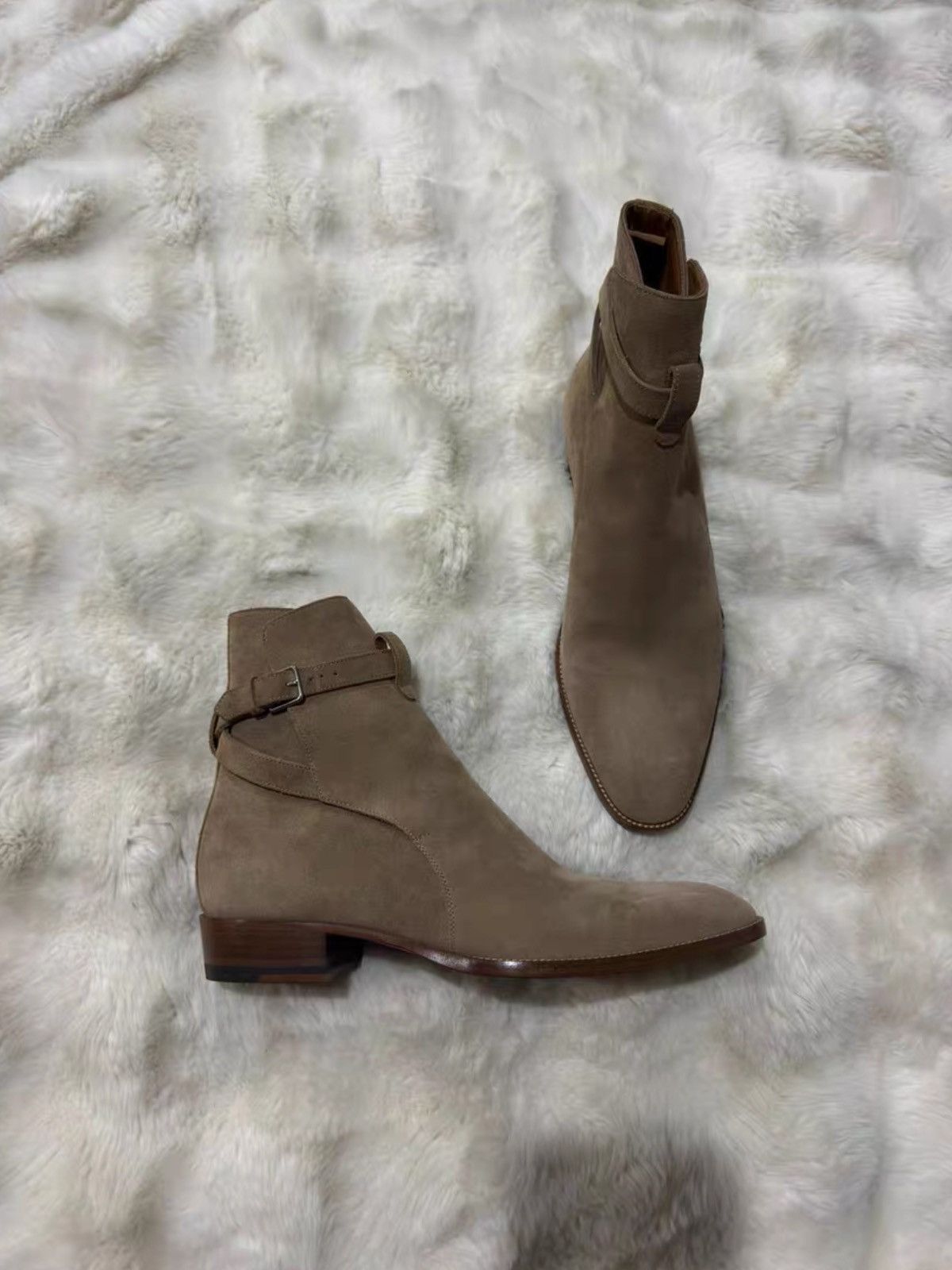Saint Laurent Paris $1.45k Saint Laurent Wyatt Harness boots 42 