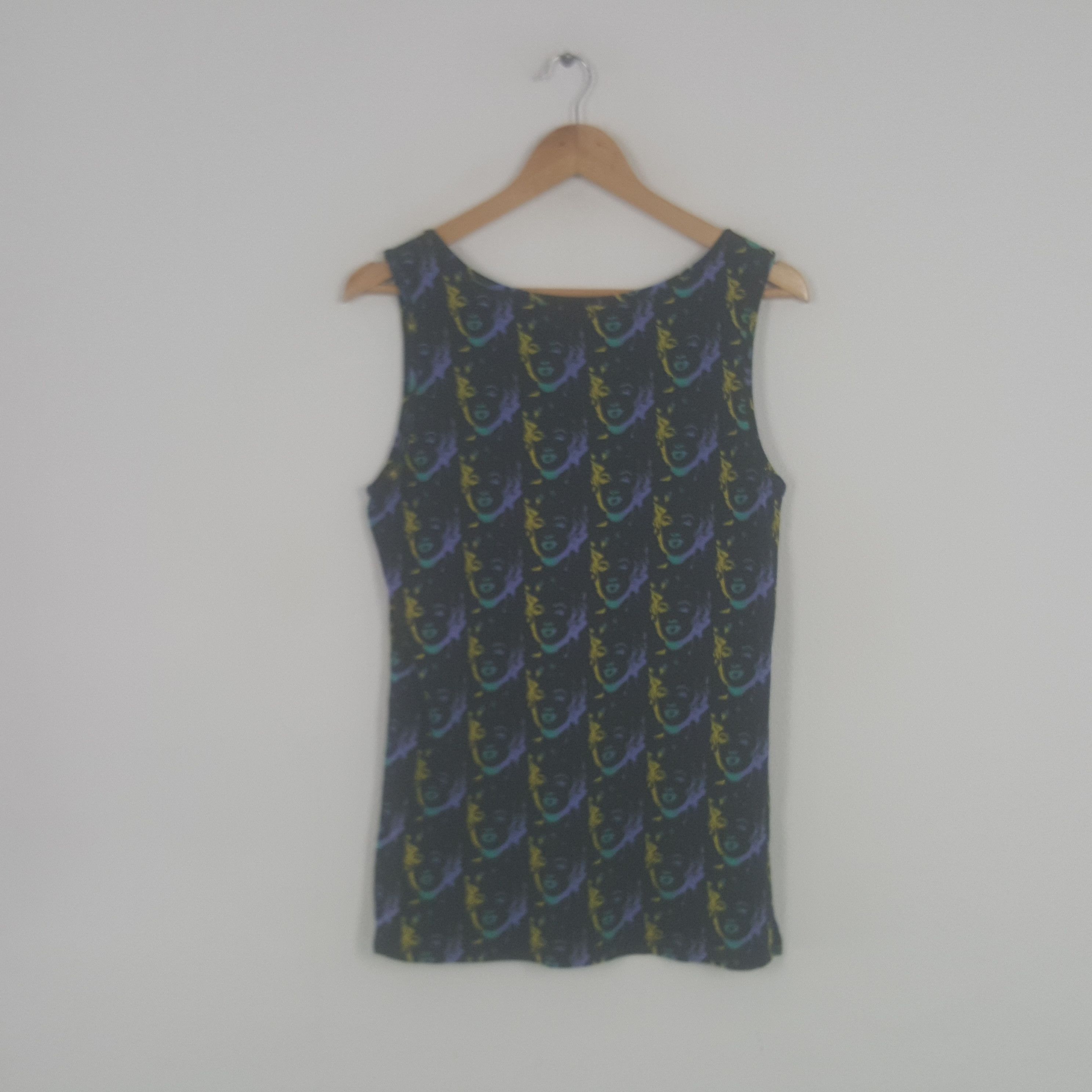 Andy Warhol × Japanese Brand × Vintage Vintage Andy Warhol Fullprint Sleeveless Tshirt Size US S / EU 44-46 / 1 - 3 Thumbnail