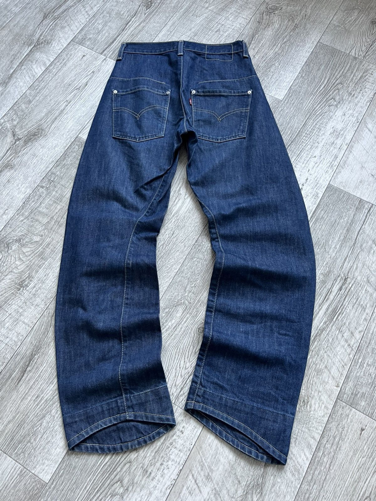 Levi's Crazy Vintage Levis Engineered Japan Jeans Hysteric Glamour Size 22" - 6 Thumbnail