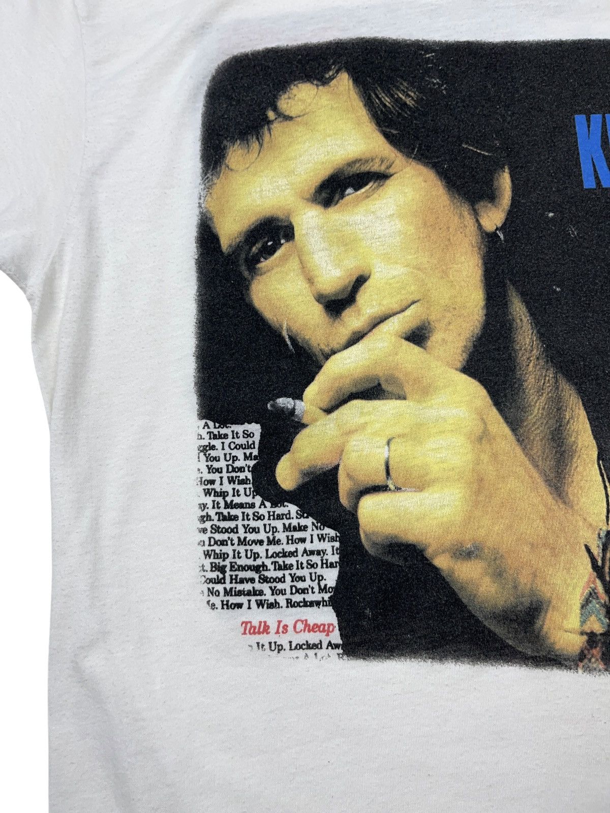 Band Tees Vintage 1988 Keith Richards Tour T-shirt The Rolling Stones Size US XL / EU 56 / 4 - 7 Thumbnail
