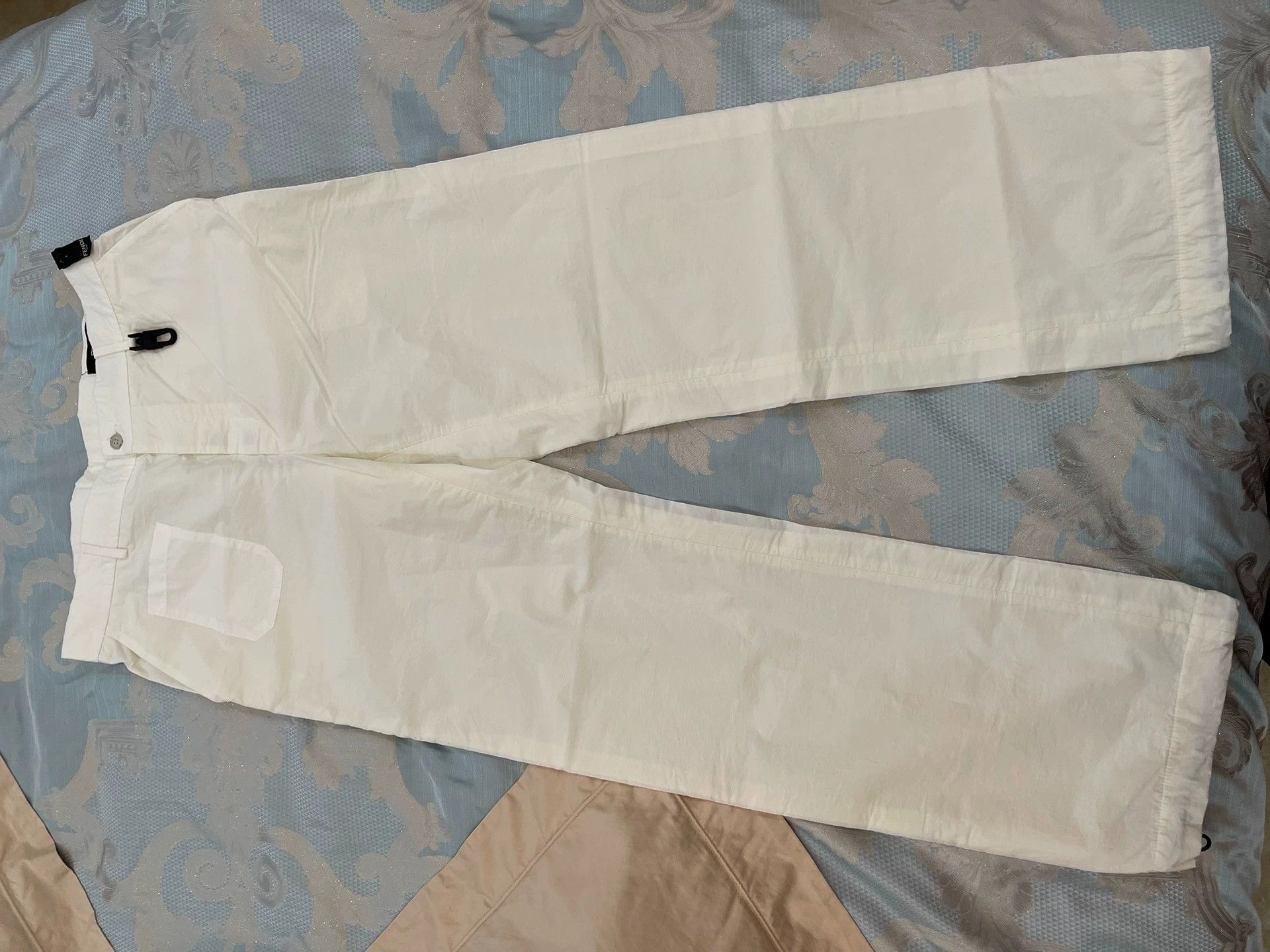 Fendi FENDI Size 50 Pants 2-Way Adjustable Cuffs Embroidered Logo Size US 34 / EU 50 - 1 Thumbnail