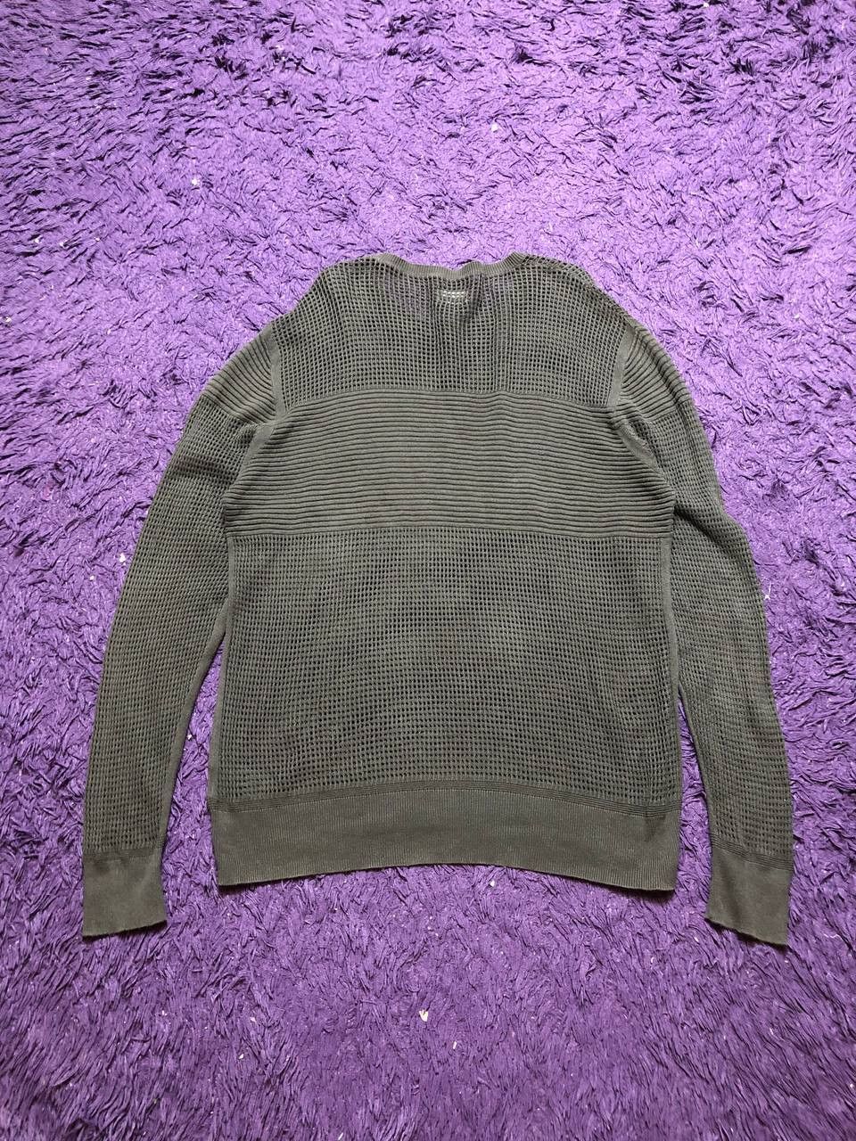 Allsaints vintage Allsaints Y2K gray Sweatshirt size XL streetwear Size US XL / EU 56 / 4 - 10 Thumbnail