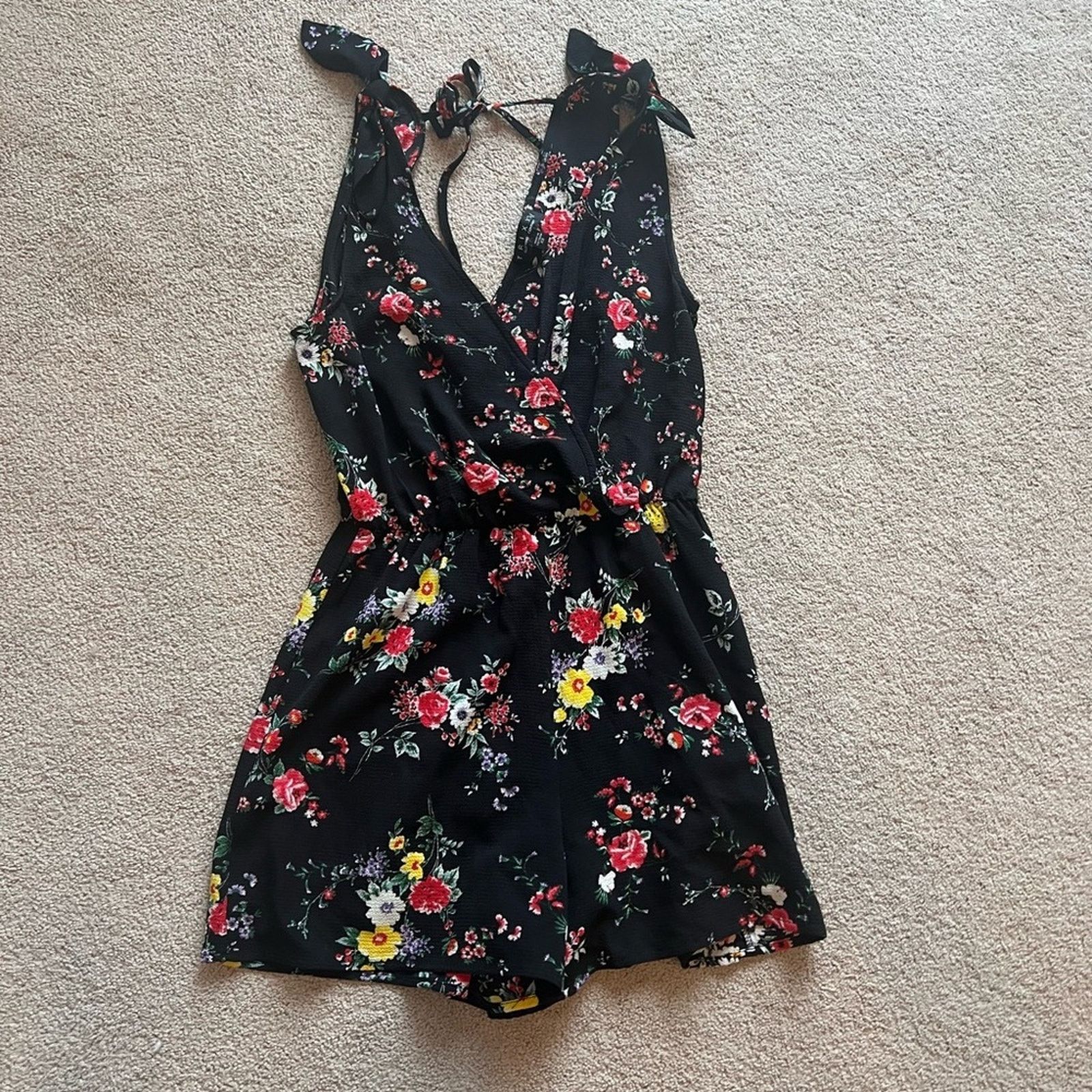 & Other Stories Trixxi Floral Meadow Romper – Women’s Size XS Size 26" / US 2 / IT 38 - 4 Thumbnail