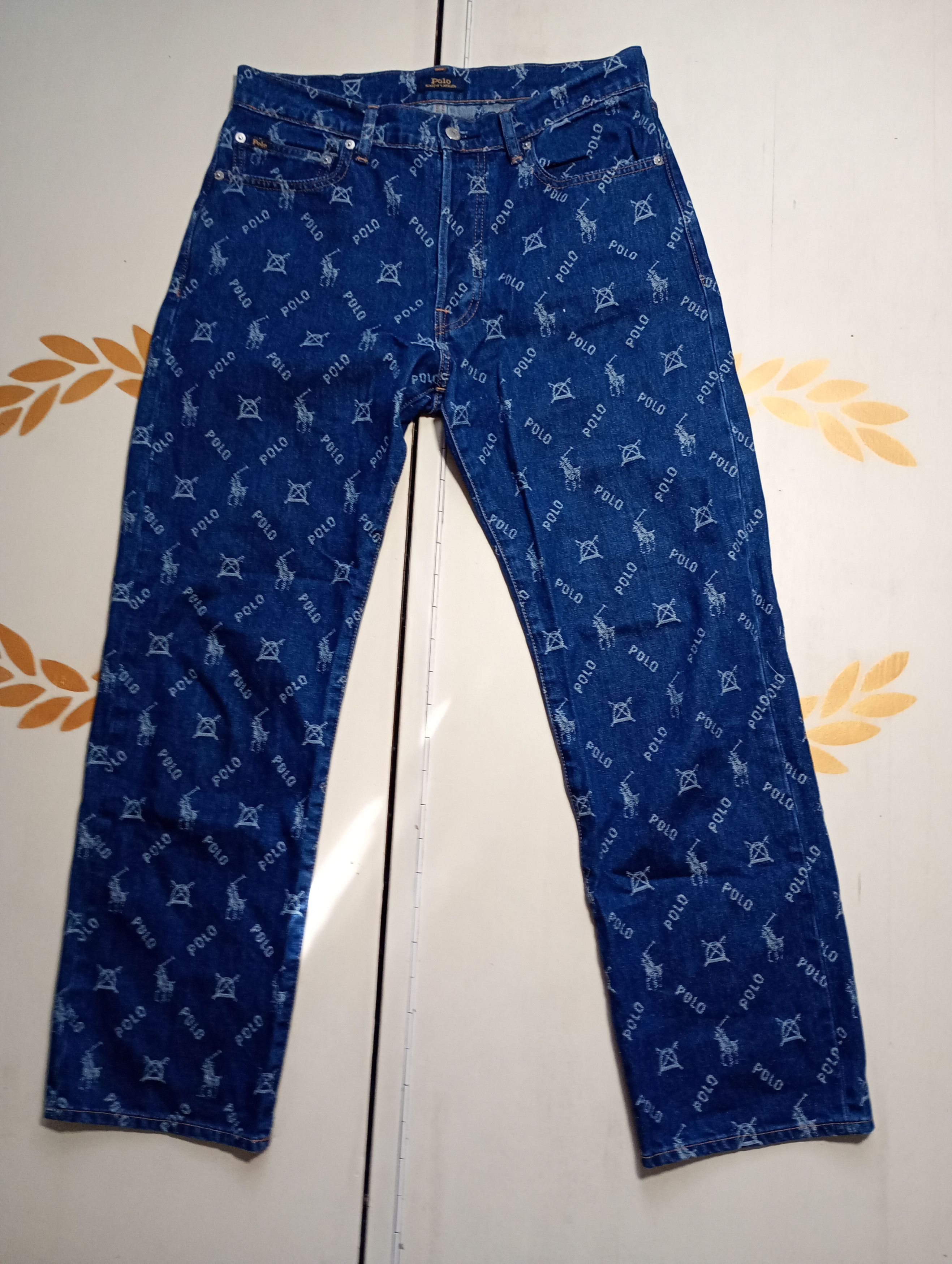 Polo Ralph Lauren Polo Ralph Lauren Monogram Jeans Size 28 Size US 28 / EU 44 - 2 Thumbnail