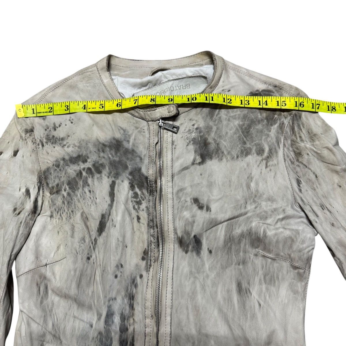 Giorgio Brato Giorgio Brato Brush Leather Jacket Size M / US 6-8 / IT 42-44 - 23 Thumbnail