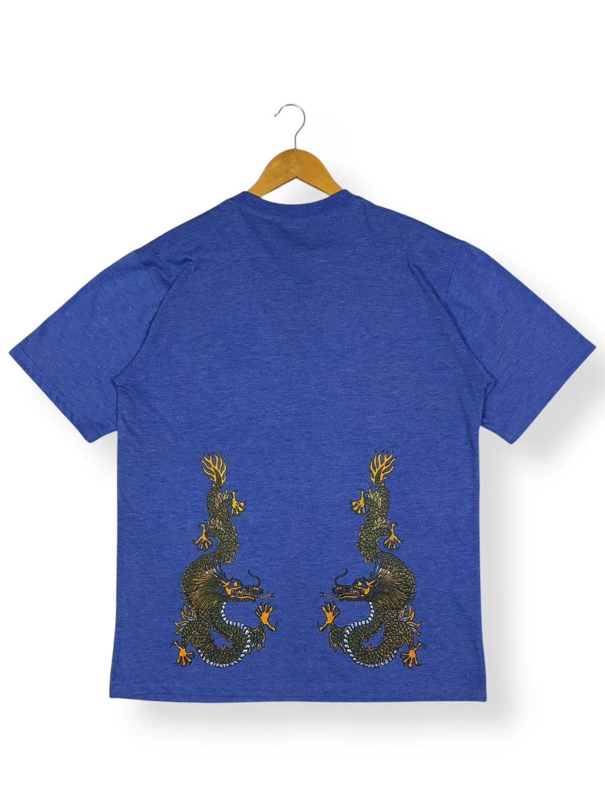 Japanese Brand Vintage 2002 Dragon Kairyujin of Kaiyujin Sukajan T-shirt Size US L / EU 52-54 / 3 - 3 Thumbnail