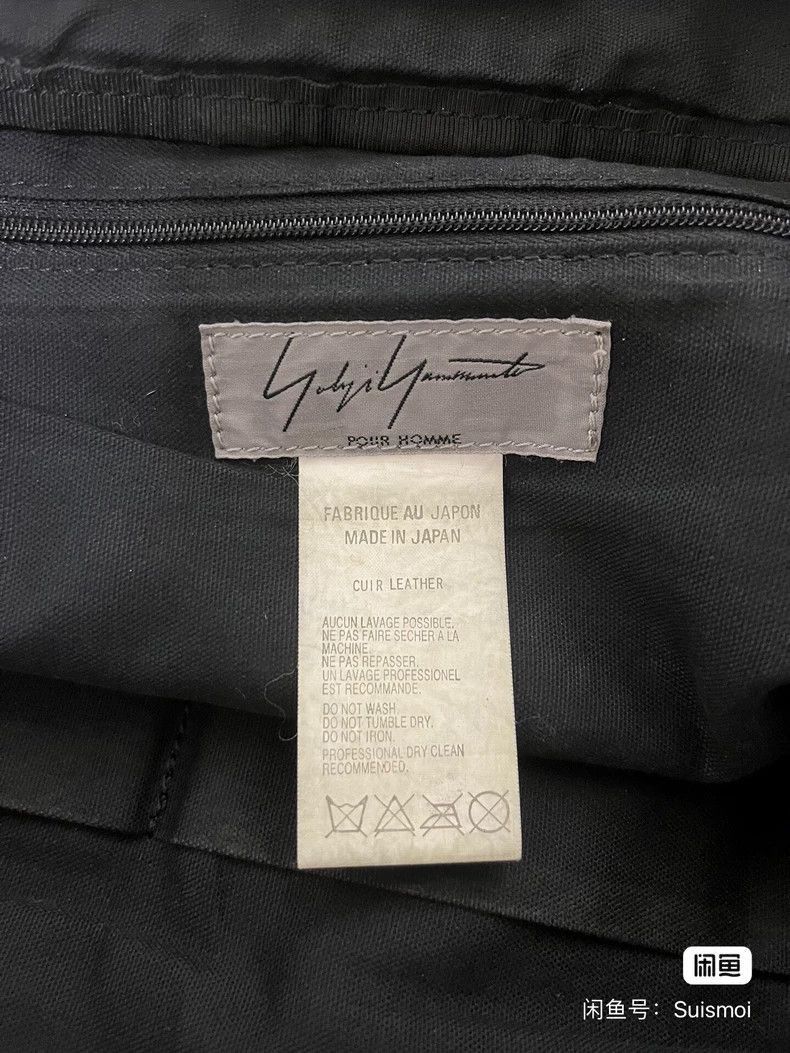 Yohji Yamamoto Yohji Yamamoto Yohji Yamamoto Men's Leather Shoulder Bag-2 Size ONE SIZE - 3 Thumbnail