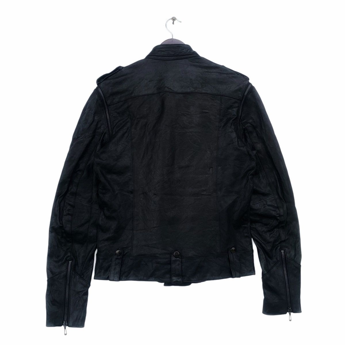 Tete Homme Tete Homme Issey Miyake Motorcycle Jacket Removable Sleeves Size US L / EU 52-54 / 3 - 3 Thumbnail