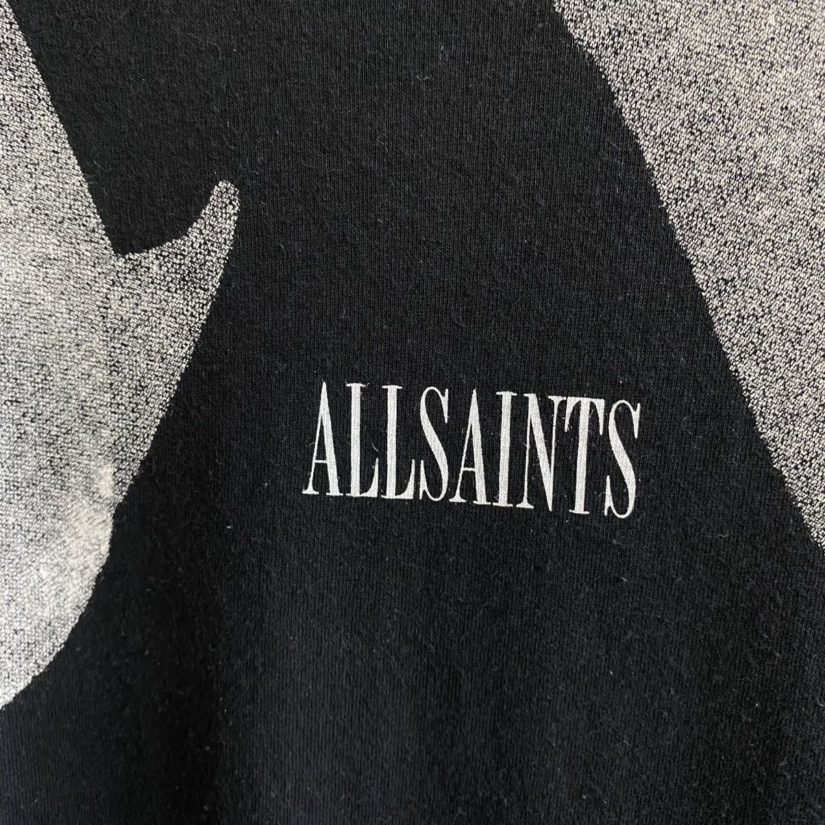 Allsaints Luxury Allsaints Small Logo overprinted graphic designer tee Size US L / EU 52-54 / 3 - 3 Thumbnail