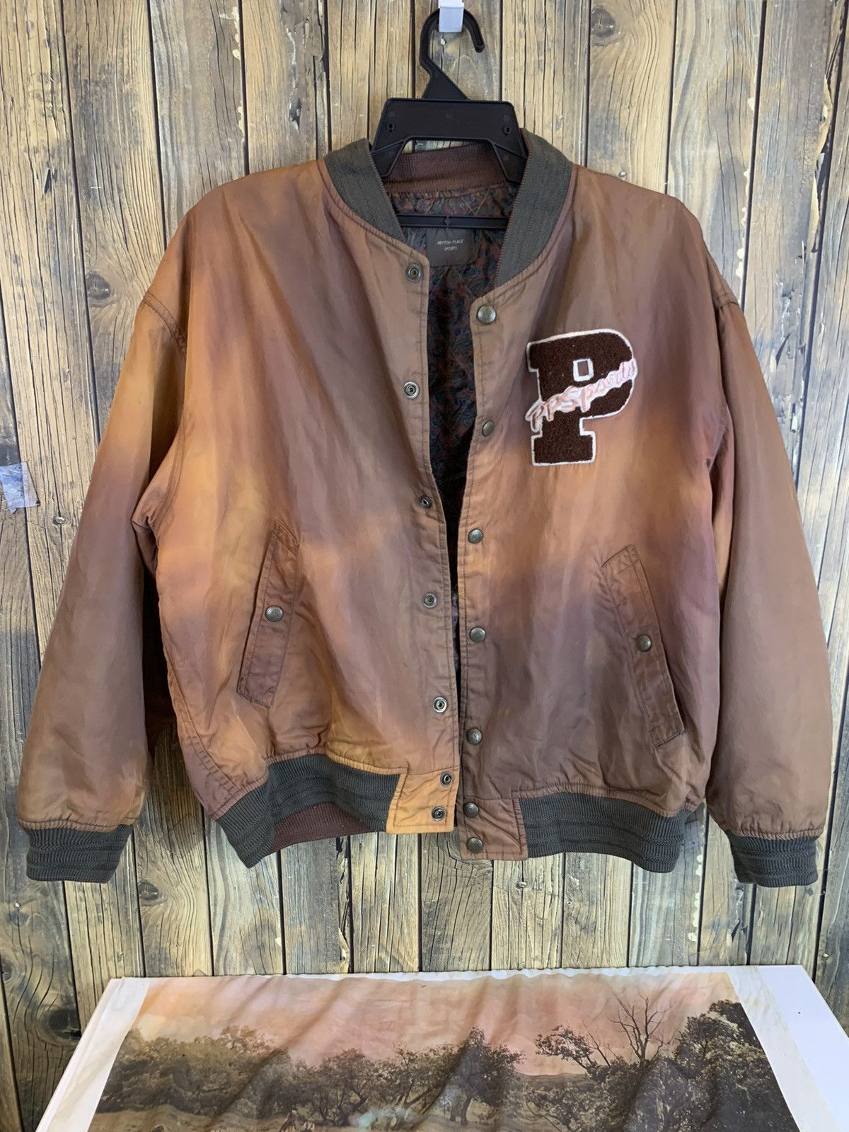 PPFM Vintage Peyton Place Sports bomber jacket Size US M / EU 48-50 / 2 - 7 Thumbnail