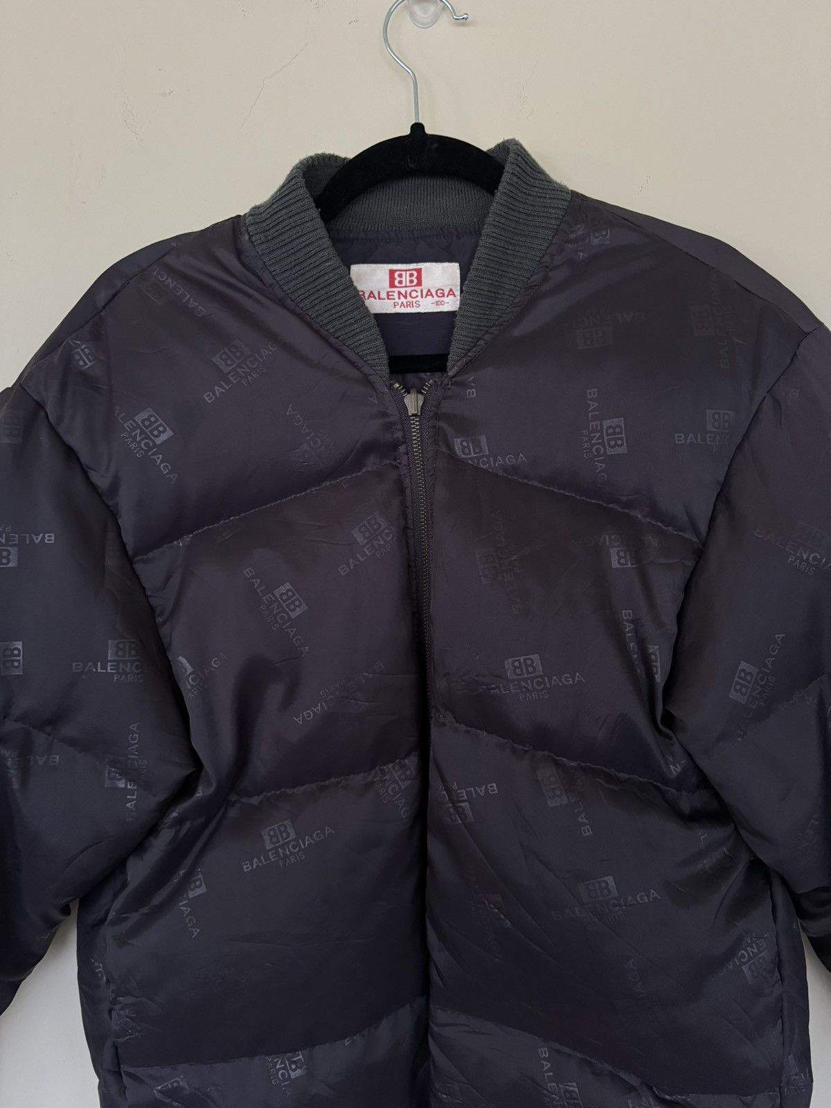 Balenciaga VINTAGE BALENCIAGA BOMBER PUFFER JACKET Size US L / EU 52-54 / 3 - 2 Thumbnail