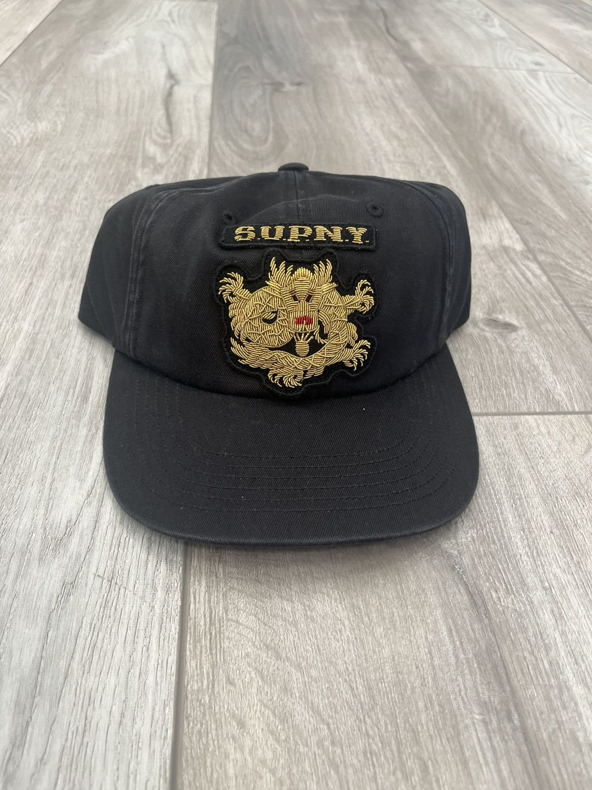 帽子 Supreme Bullion Dragon 6-Panel Black PLEASNT | Ready Stock