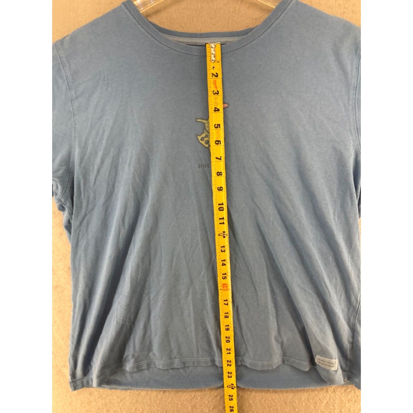 Life is Good Life Is Good Women's T-Shirt XL Blue Outdoor Hot Dog Frisbee Casual Crew Neck Short Sleeve Size XL / US 12-14 / IT 48-50 - 3 Thumbnail