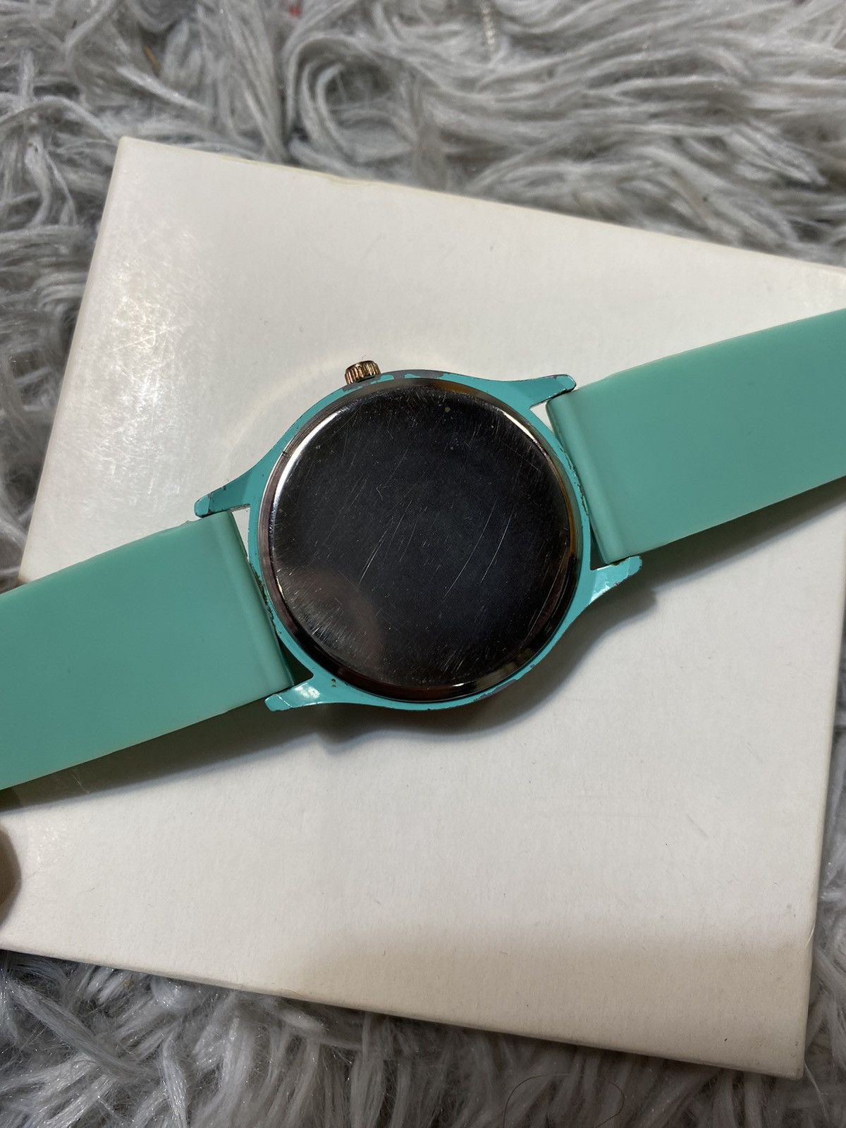 Other Mint Green Crystal Bezel Watch - Japanese Brand Size ONE SIZE - 8 Thumbnail
