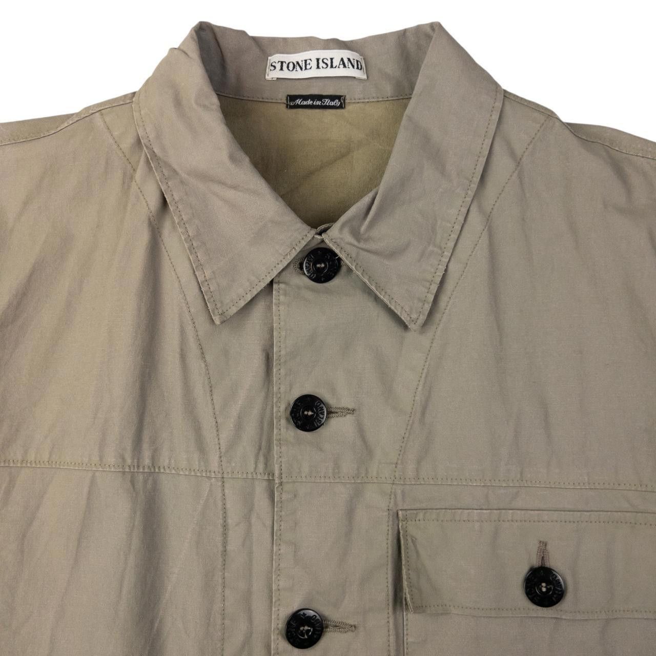 Stone Island Vintage Stone Island Lightweight Button Up Jacket Size XL Size US XL / EU 56 / 4 - 3 Thumbnail