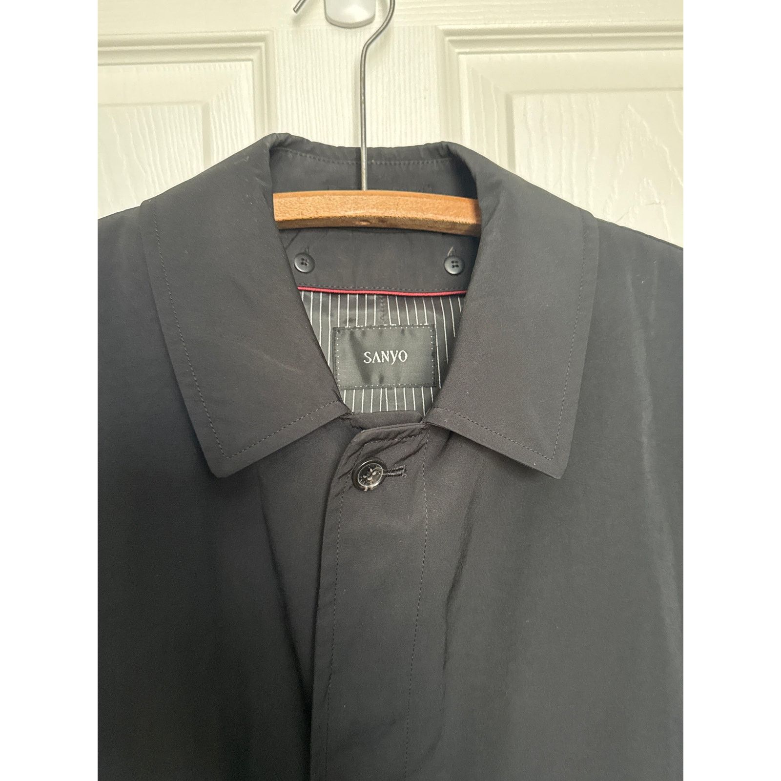 Sanyo Sanyo New York preppy black coat removble wool liner 46 R Size US XL / EU 56 / 4 - 20 Thumbnail