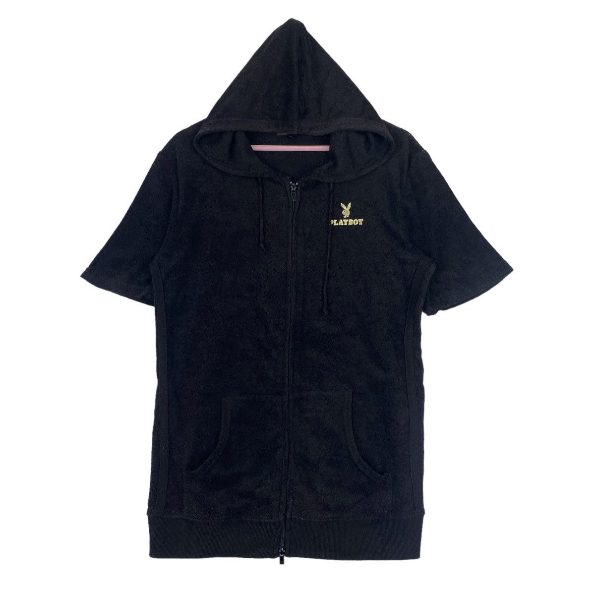 Playboy Playboy Hoodie Short Sleeve Shirt Pullover Jumper Size US M / EU 48-50 / 2 - 1 Thumbnail