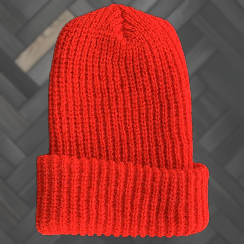 Jeep VINTAGE Jeep Beanie Hat Acrylic Knit Red Unisex Adults Adult Size Knit Winter Winter Casual Cars Transportation 1980s Mens Womens Boys Girls Beanie Size ONE SIZE - 1 Thumbnail