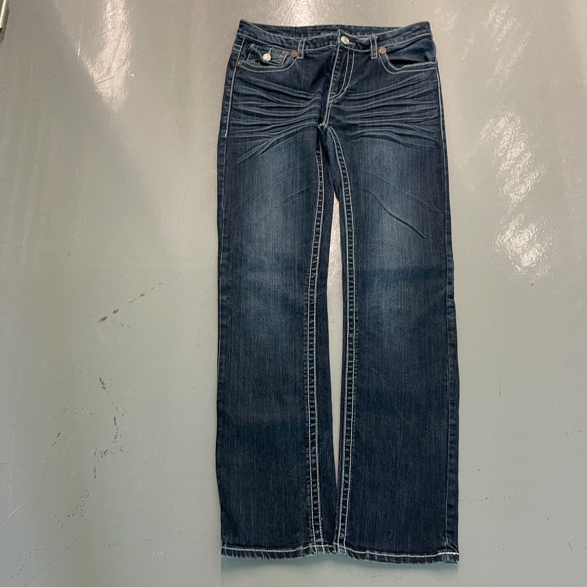 True Religion × Vintage Vintage Faded Blue True Religion Essentials Size US 31 - 3 Thumbnail