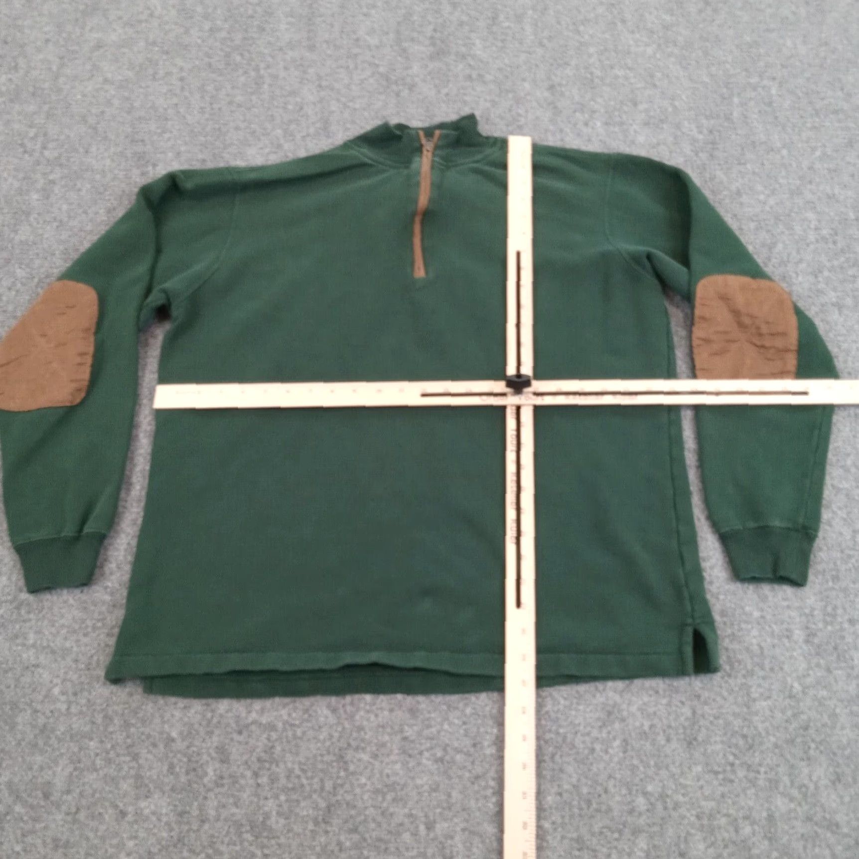 Vintage Woolrich Sweater Mens Large Green 1/4 Zip Mock Neck Long Sleeve Pullover Size US L / EU 52-54 / 3 - 2 Thumbnail