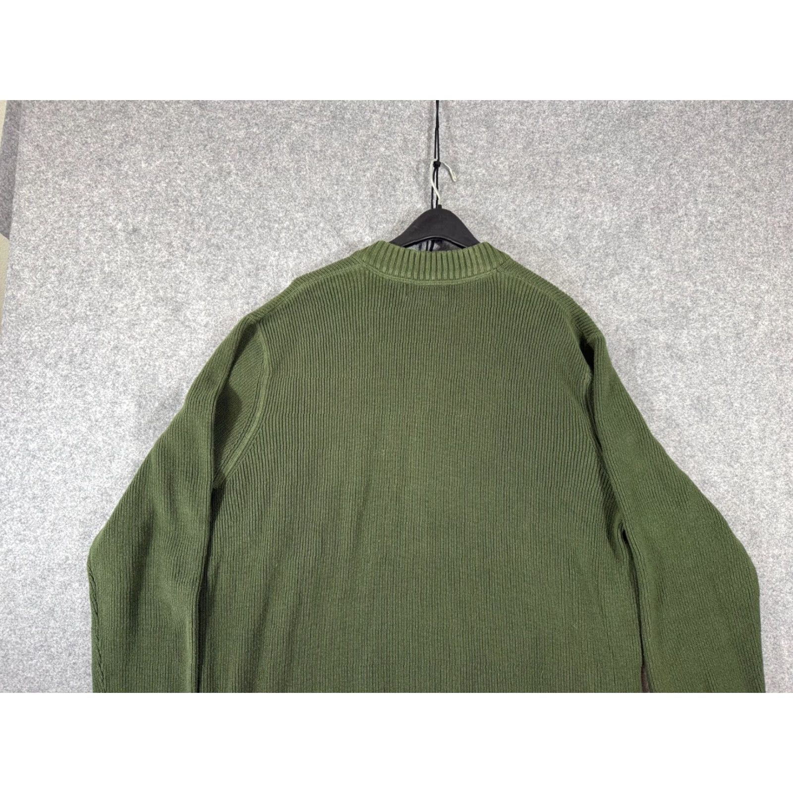 Eddie Bauer Eddie Bauer Sweater Mens XL Tall Green Henley Thermal Ribbed Knit Pullover Outdoor Winter Fall Spring Casual Size US XL / EU 56 / 4 - 7 Thumbnail
