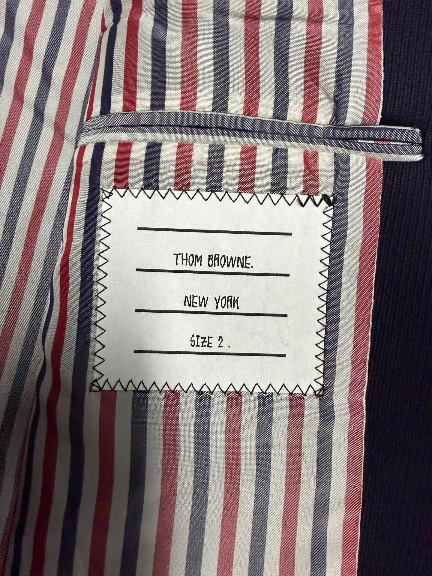 Thom Browne Thom Browne Men's Navy Gold-Button Wool Overcoat Size 2 Rare Size US M / EU 48-50 / 2 - 4 Thumbnail