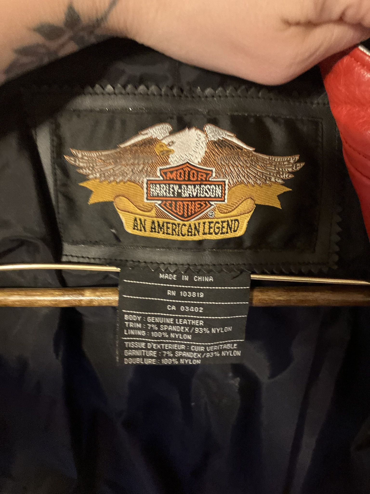 Harley Davidson VINTAGE HARLEY DAVIDSON LeatherJacket 98029-18VW Size S / US 4 / IT 40 - 4 Thumbnail