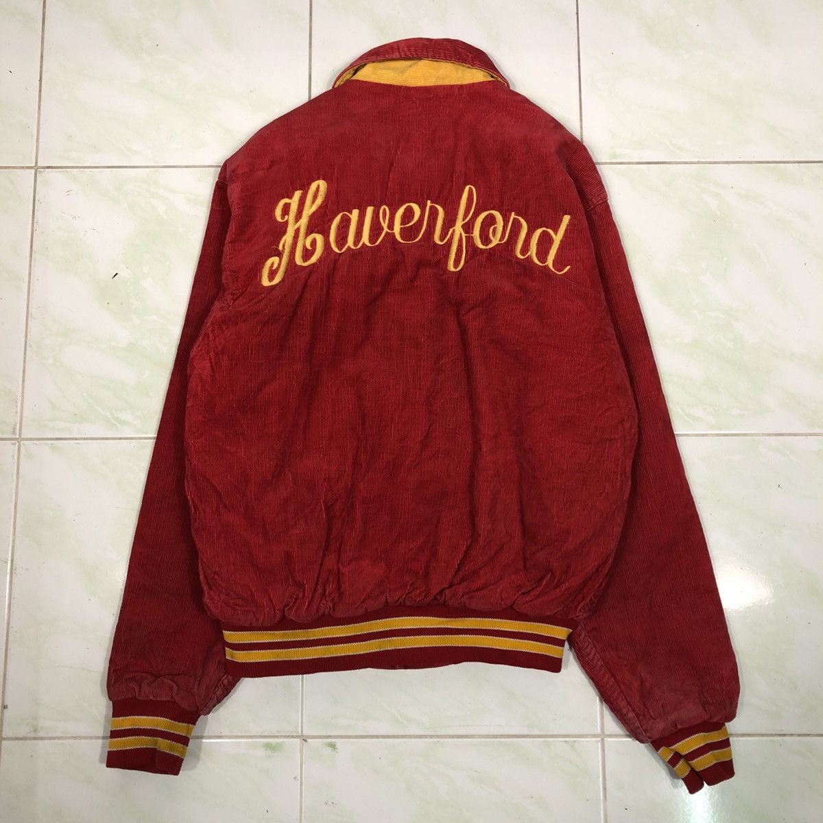 Vintage 📌Vintage Corduroy Bomber Jacket Rennoc USA Size US M / EU 48-50 / 2 - 2 Thumbnail