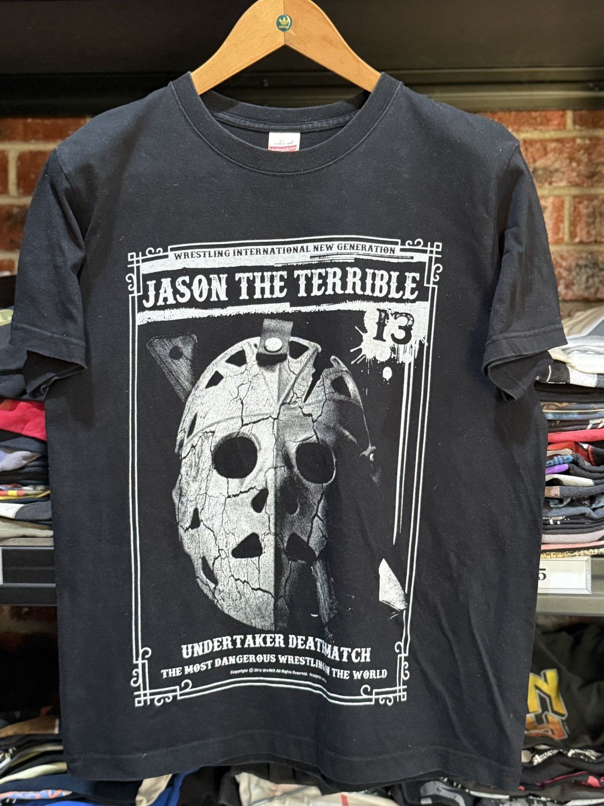 WWF Vintage Undertaker Deathmatch Jason The Terrible By Akoart T Size US M / EU 48-50 / 2 - 1 Thumbnail