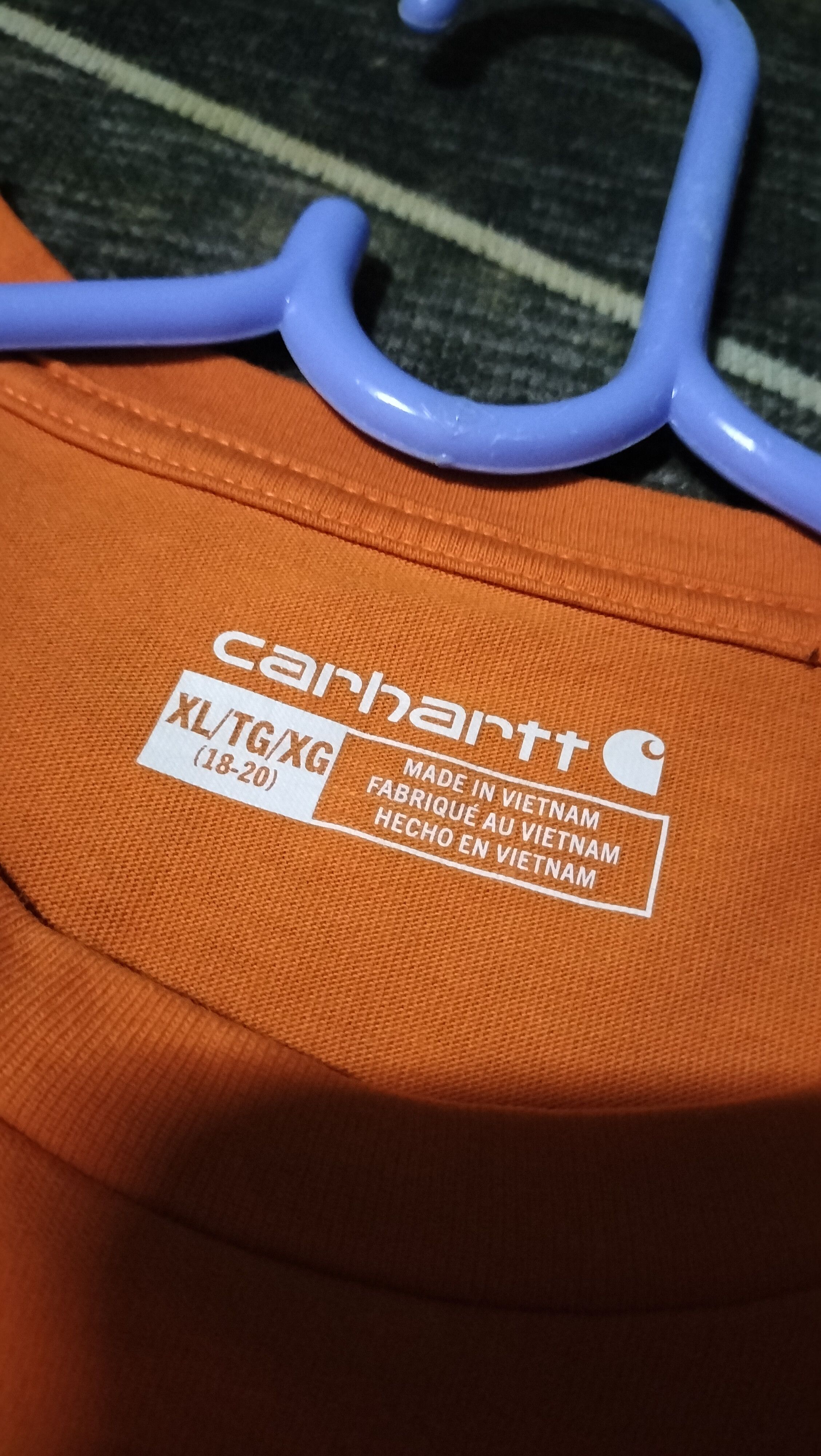 Carhartt Carhartt t shirt spell logo orange colour Size US M / EU 48-50 / 2 - 3 Thumbnail
