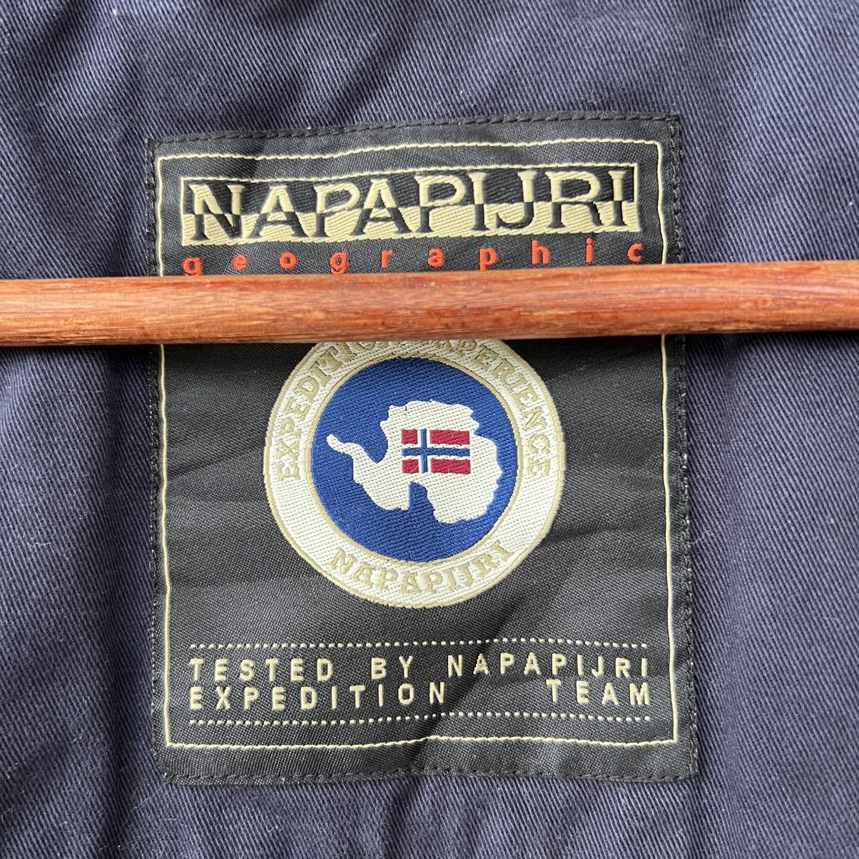 Napapijri × Vintage Vintage 90s Y2K Napapijri Geographic Jacket - XL Size US XL / EU 56 / 4 - 3 Thumbnail