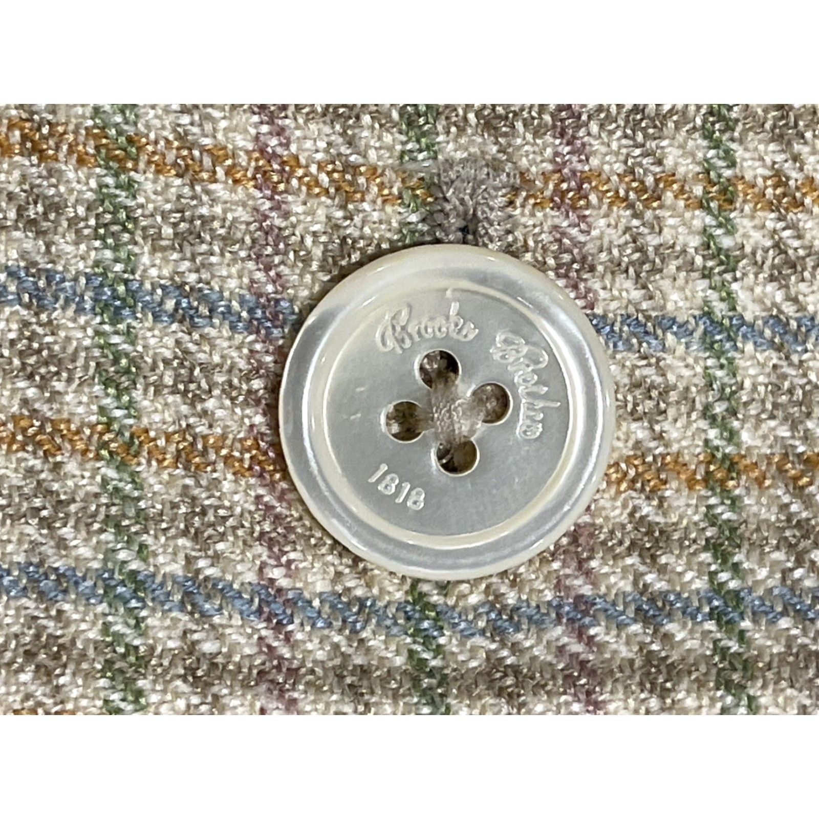 Brooks Brothers Brooks Brothers Blazer Jacket Silk Linen Wool Italy Size 8 EUC Size M / US 6-8 / IT 42-44 - 5 Thumbnail