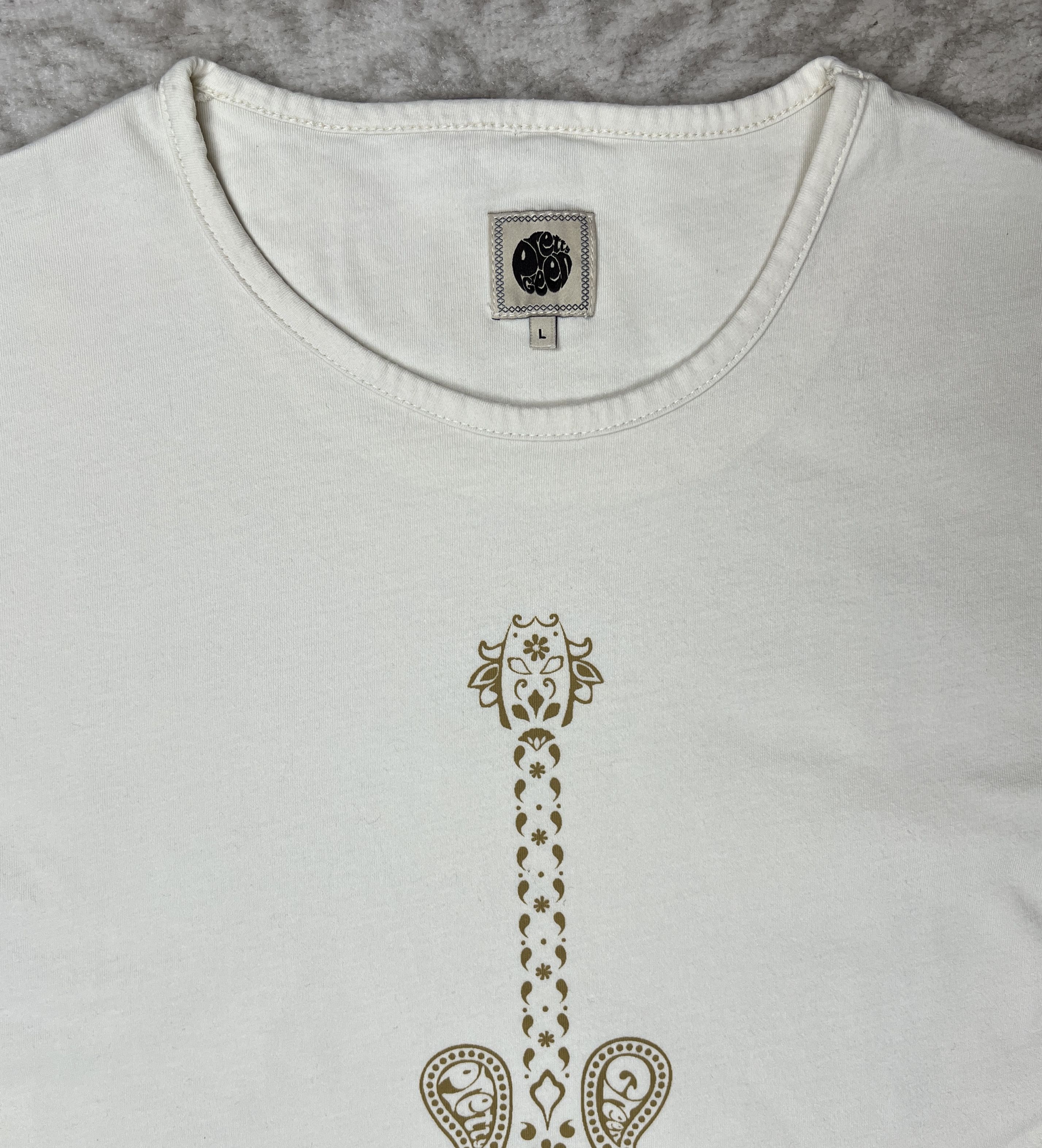 Pretty Green Pretty Green Paisley Guitar Graphic T-Shirt M-L Size US M / EU 48-50 / 2 - 4 Thumbnail