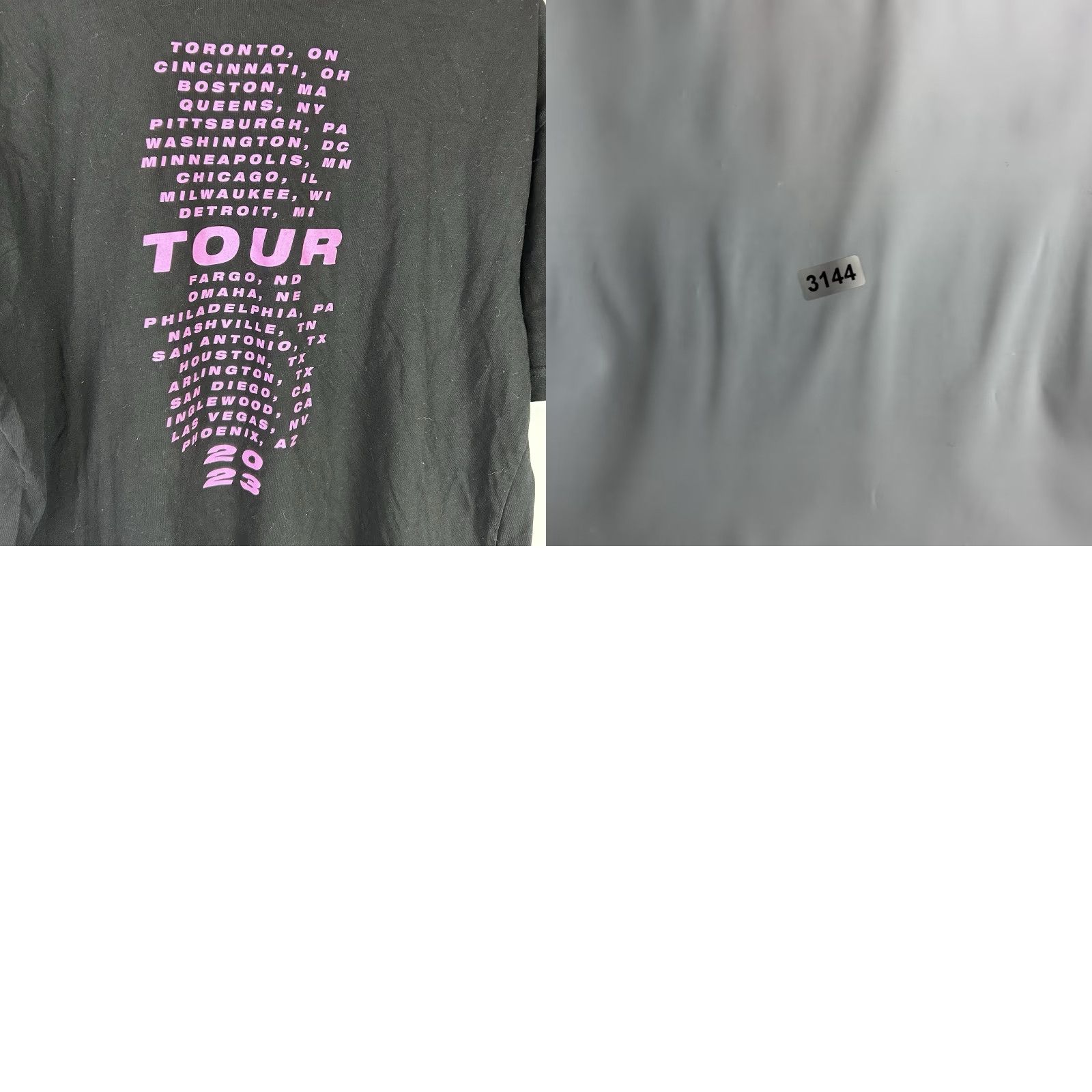 Pinko VINTAGE Pink Concert Tour 2023 Short Sleeve Tee Shirt Black Size XL P!nk Pop Dance Size US XL / EU 56 / 4 - 8 Thumbnail