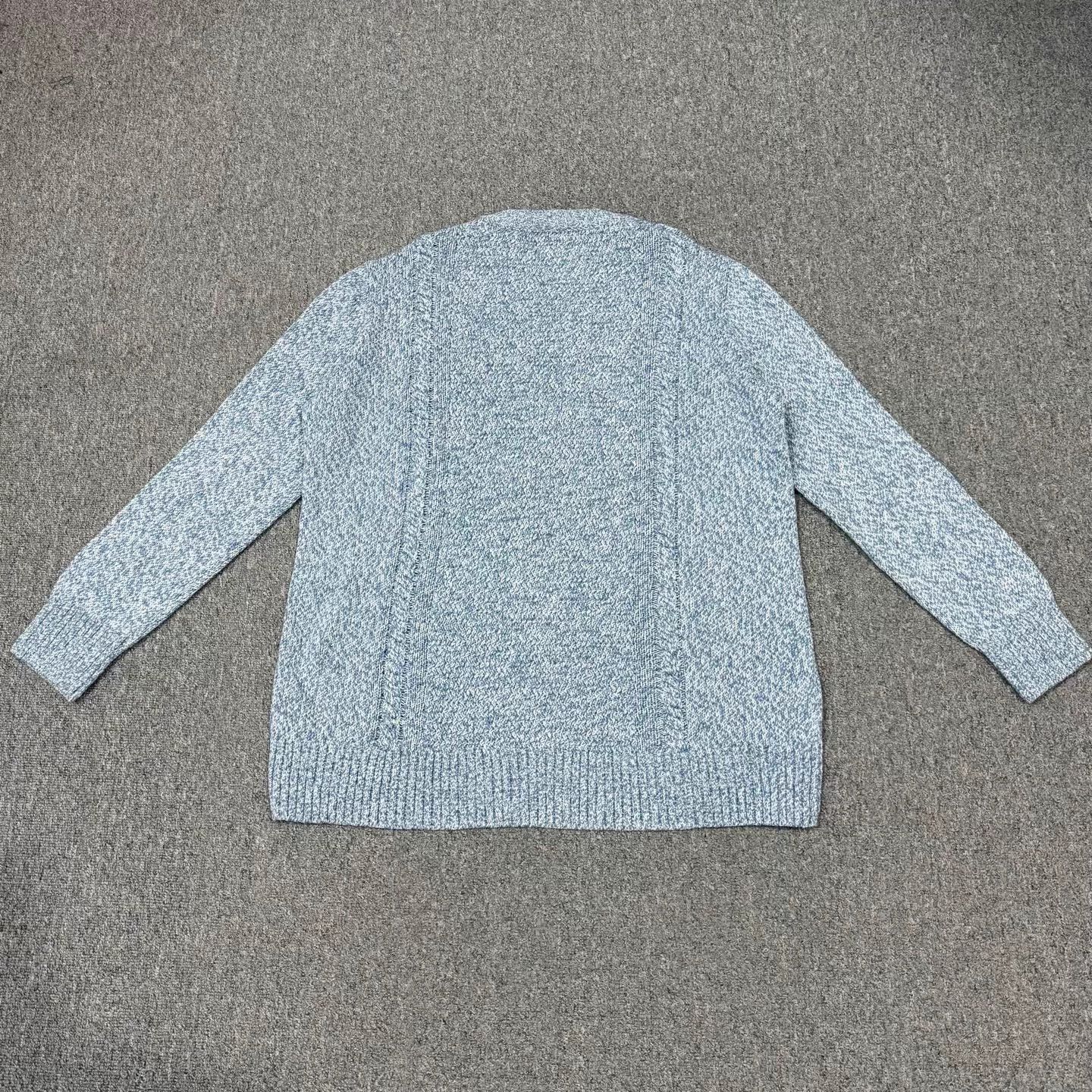 Burberry Burberry haze blue knit sweater L like new Size L / US 10 / IT 46 - 2 Thumbnail