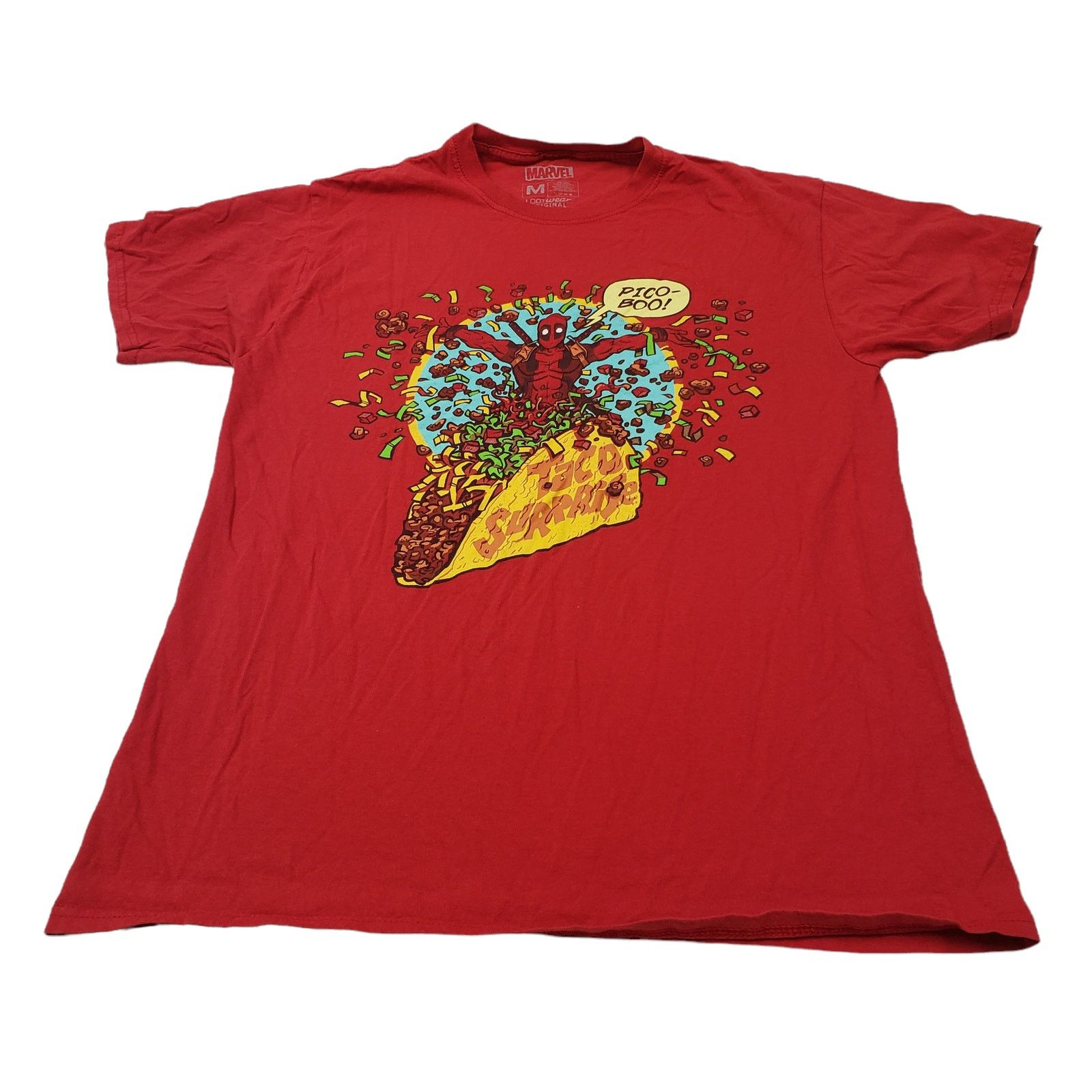 Marvel Comics Marvel Deadpool Shirt Men Medium Lootcrate Taco Surprise Size US M / EU 48-50 / 2 - 1 Thumbnail