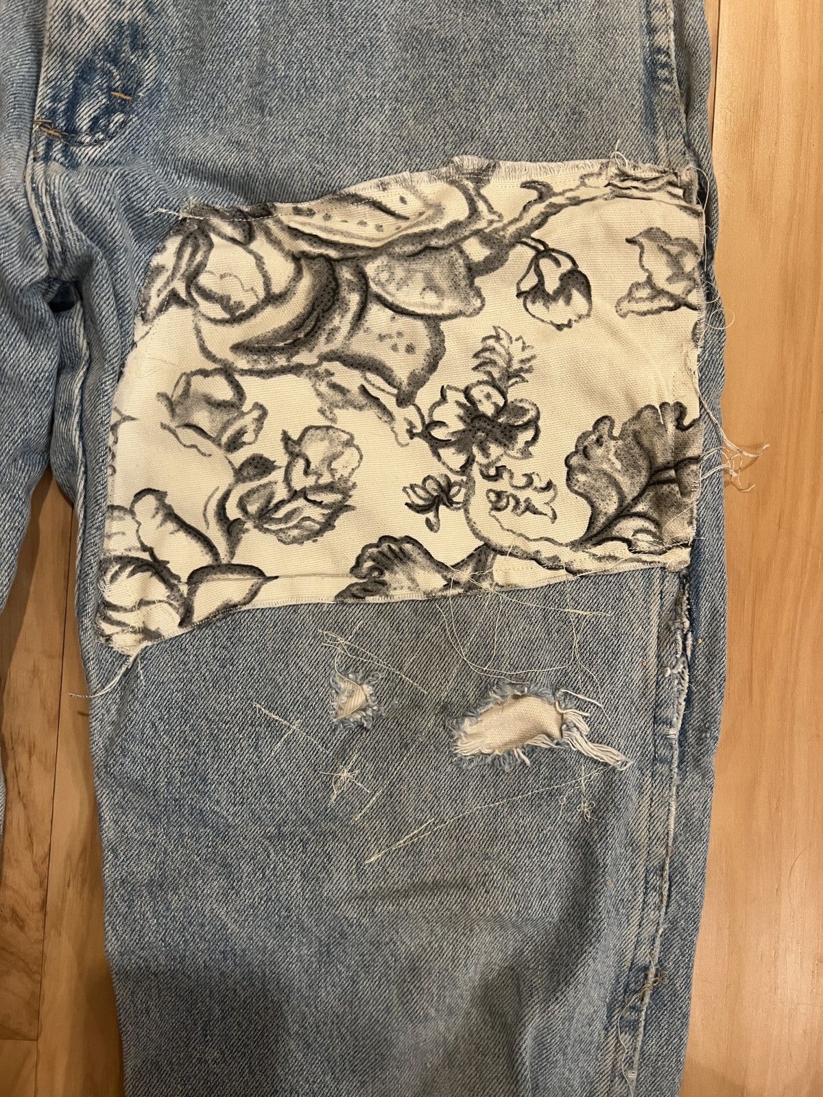 Vintage × Wrangler Vintage faded custom repaired Wrangler denim Size US 32 / EU 48 - 3 Thumbnail