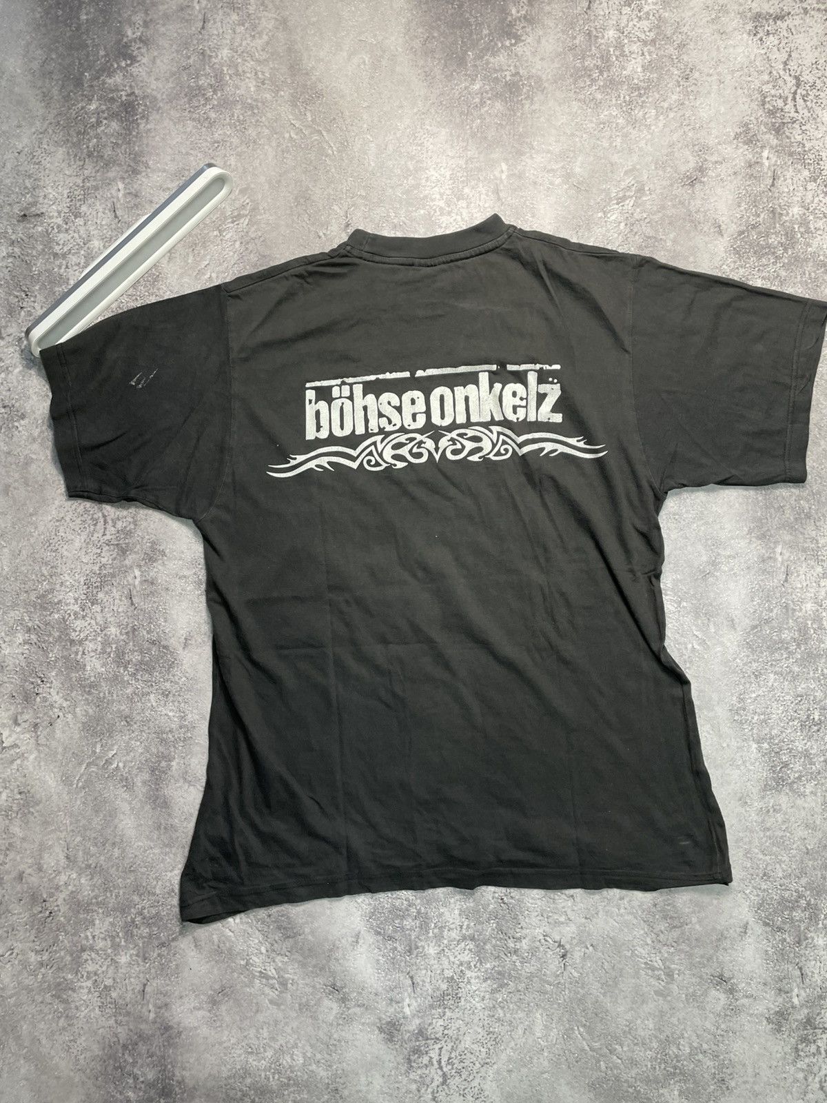 Band Tees VINTAGE 90S BÖHSE ONKELZ BAND TOUR T-SHIRT L GRAIL Size US L / EU 52-54 / 3 - 5 Thumbnail