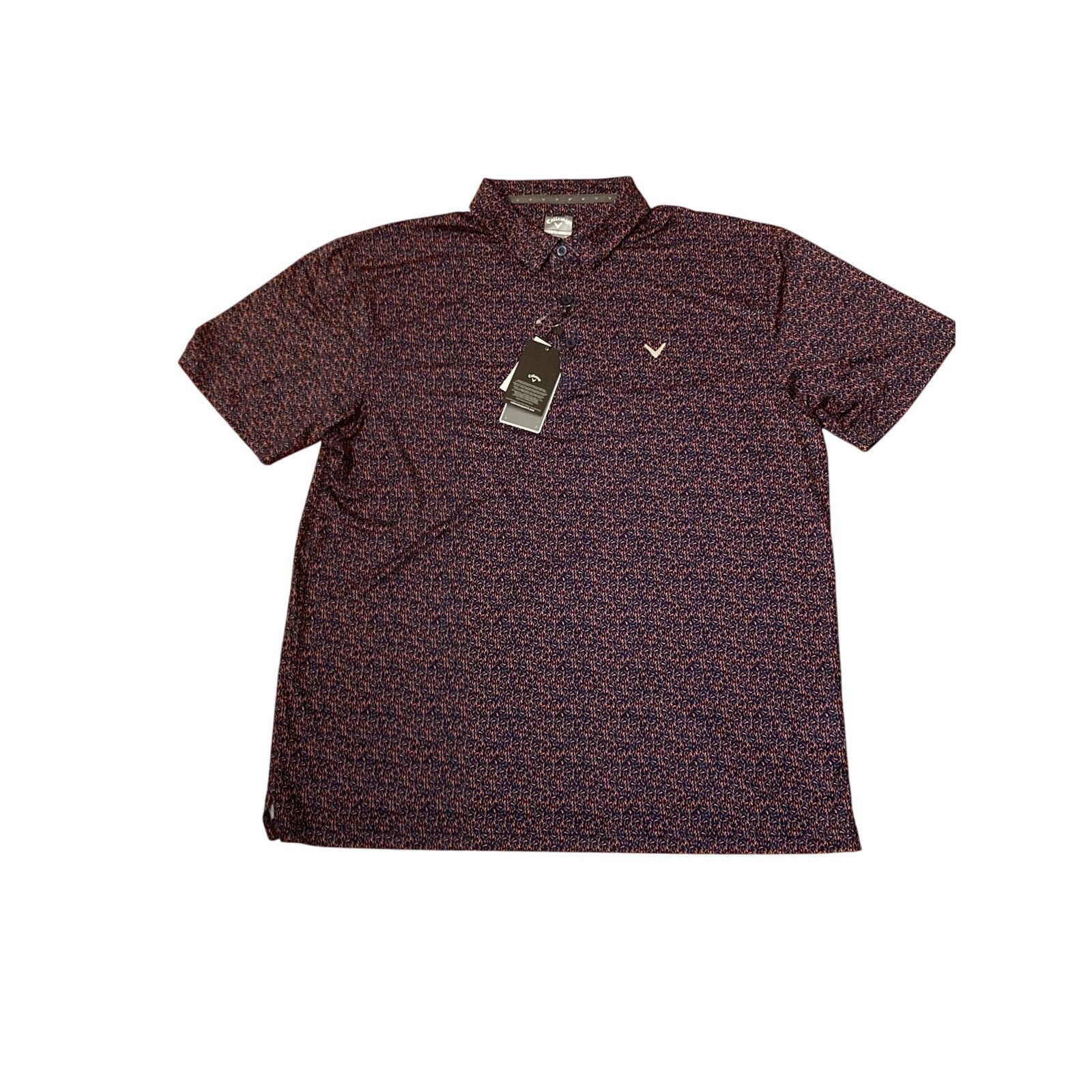 Callaway Callaway XL Golf Polo Shirt Mens Blue Chili Pepper Print NWT Size US XL / EU 56 / 4 - 1 Thumbnail