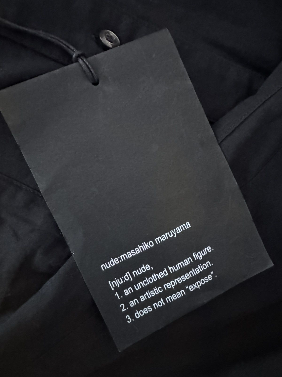 Nude: Masahiko Maruyama Nude:Masahiko Maruyama Shirt Black Size 3 Large Size US L / EU 52-54 / 3 - 9 Thumbnail