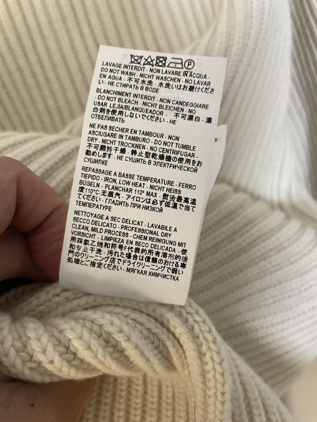 Saint Laurent Paris Saint laurent ribbed sweater Size US M / EU 48-50 / 2 - 6 Thumbnail