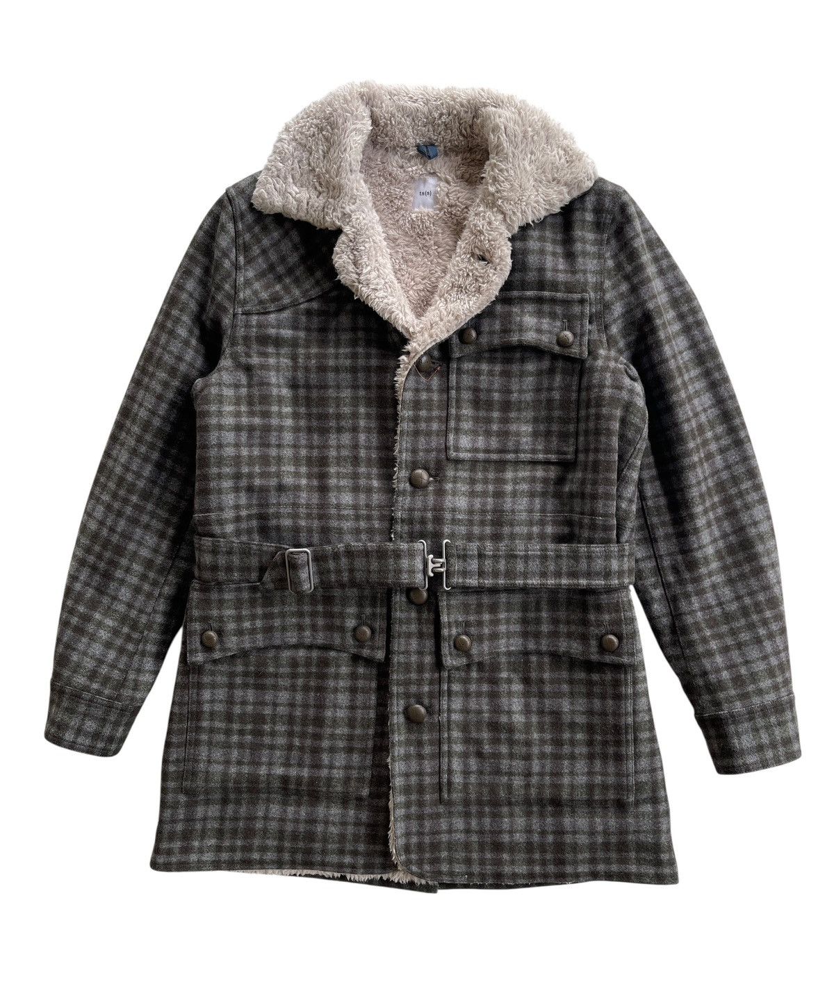 Ts(S) Ts(S) Wool Tartan Sherpa Heavy Coat Size US S / EU 44-46 / 1 - 4 Thumbnail