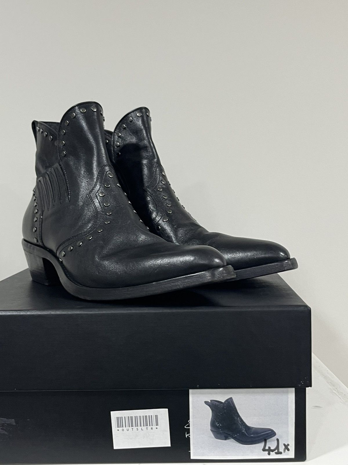 Saint Laurent Paris Studded Dakota Chelsea Boots 41.5 Size US 8.5 / EU 41-42 - 8 Thumbnail