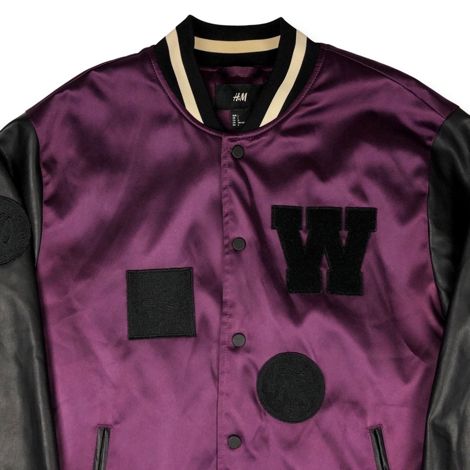 H&M × The Weeknd The Weekend H&M Logo Bomber Jacket Size US L / EU 52-54 / 3 - 3 Thumbnail