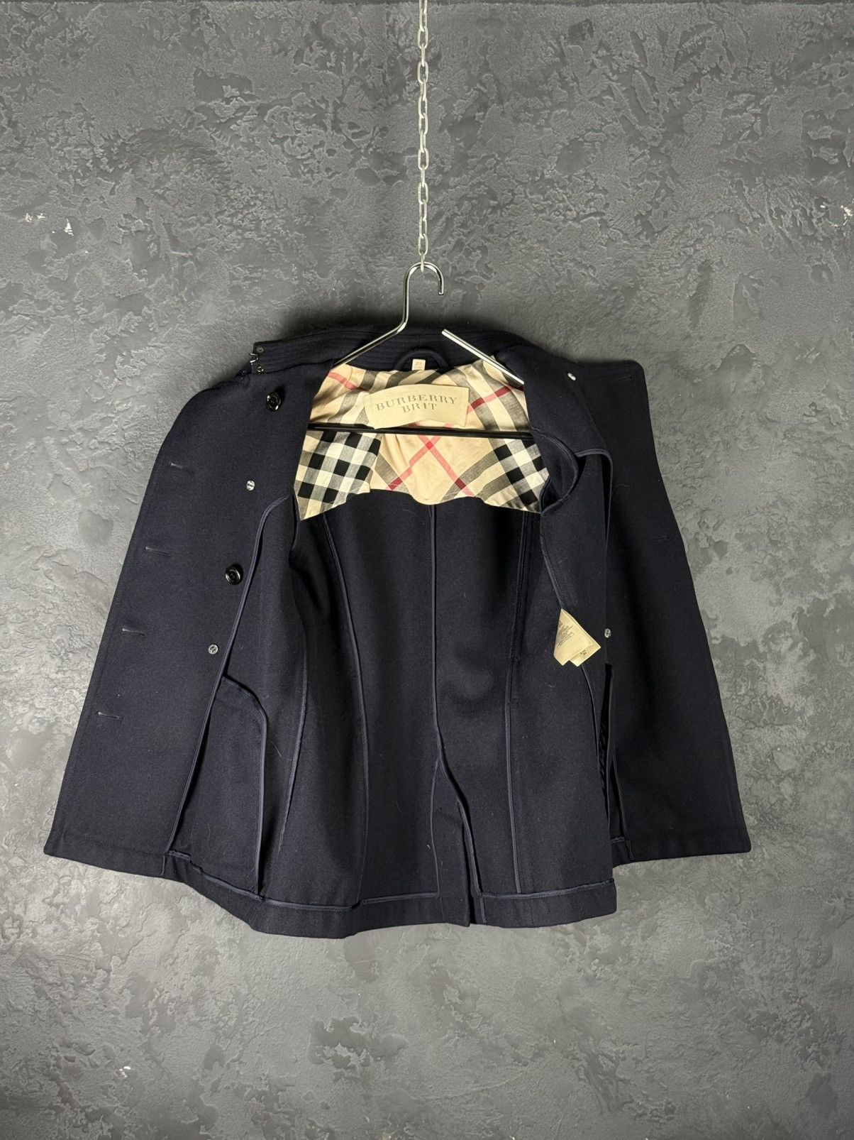Burberry Burberry Brit Double Breasted Women’s Wool Coat Jacket Size8 Size M / US 6-8 / IT 42-44 - 13 Thumbnail