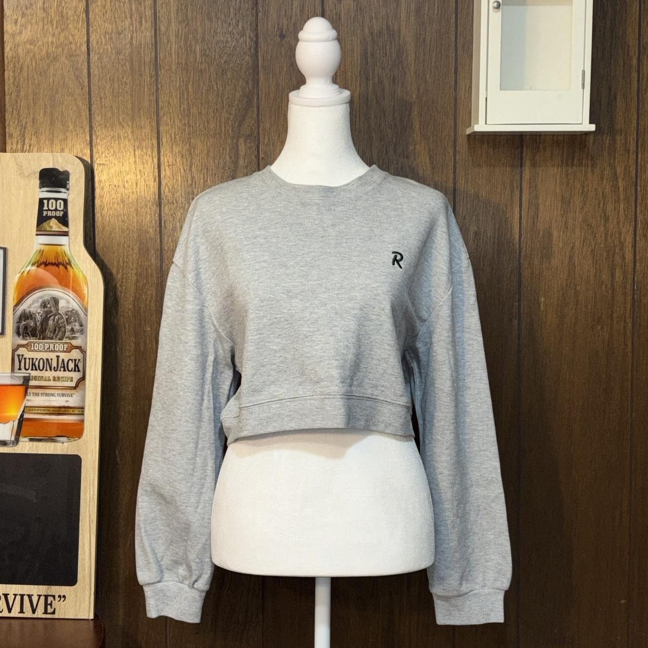 Other R Embroidered Cropped Sweatshirt — Women's M Size M / US 6-8 / IT 42-44 - 7 Thumbnail