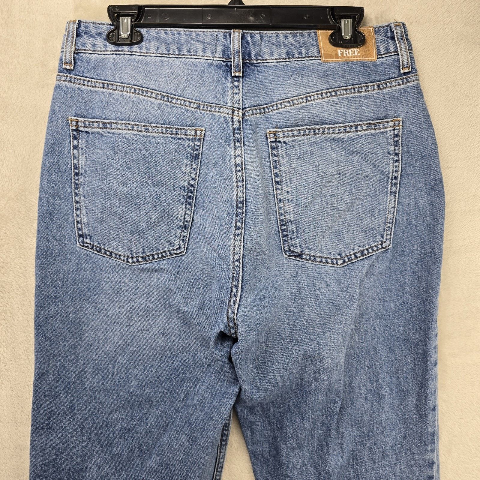 Free People Free People We The Free Pacifica Slim Straight Leg Jeans 32 Size 32" / US 10 / IT 46 - 8 Thumbnail