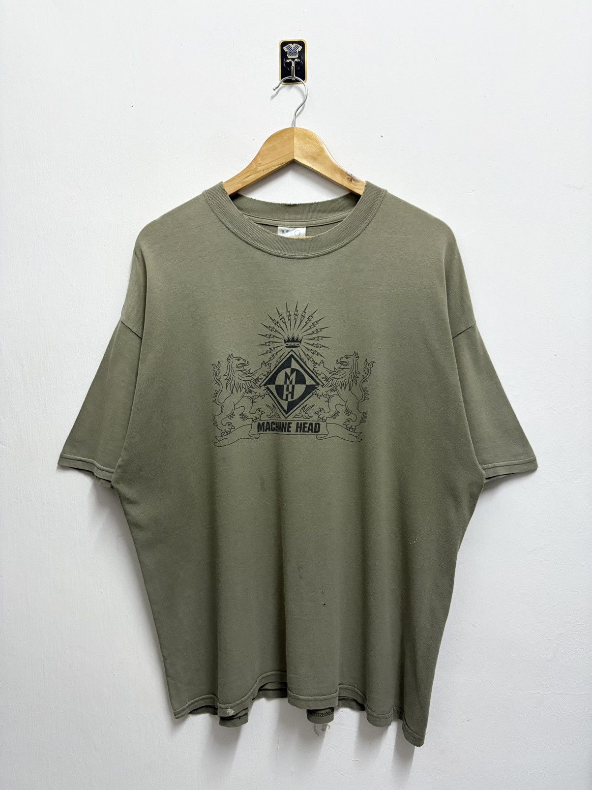 Band Tees × Vintage 2000's Machine Head Heavy Metal Distress T-Shirt Size US XL / EU 56 / 4 - 1 Thumbnail