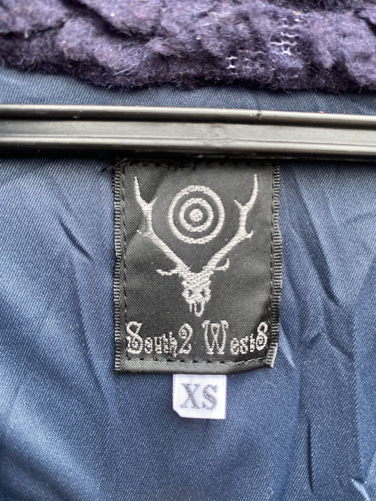 Nepenthes × South2 West8 By Nepenthes South2 West8 navy fleece jacket Size US XS / EU 42 / 0 - 5 Thumbnail